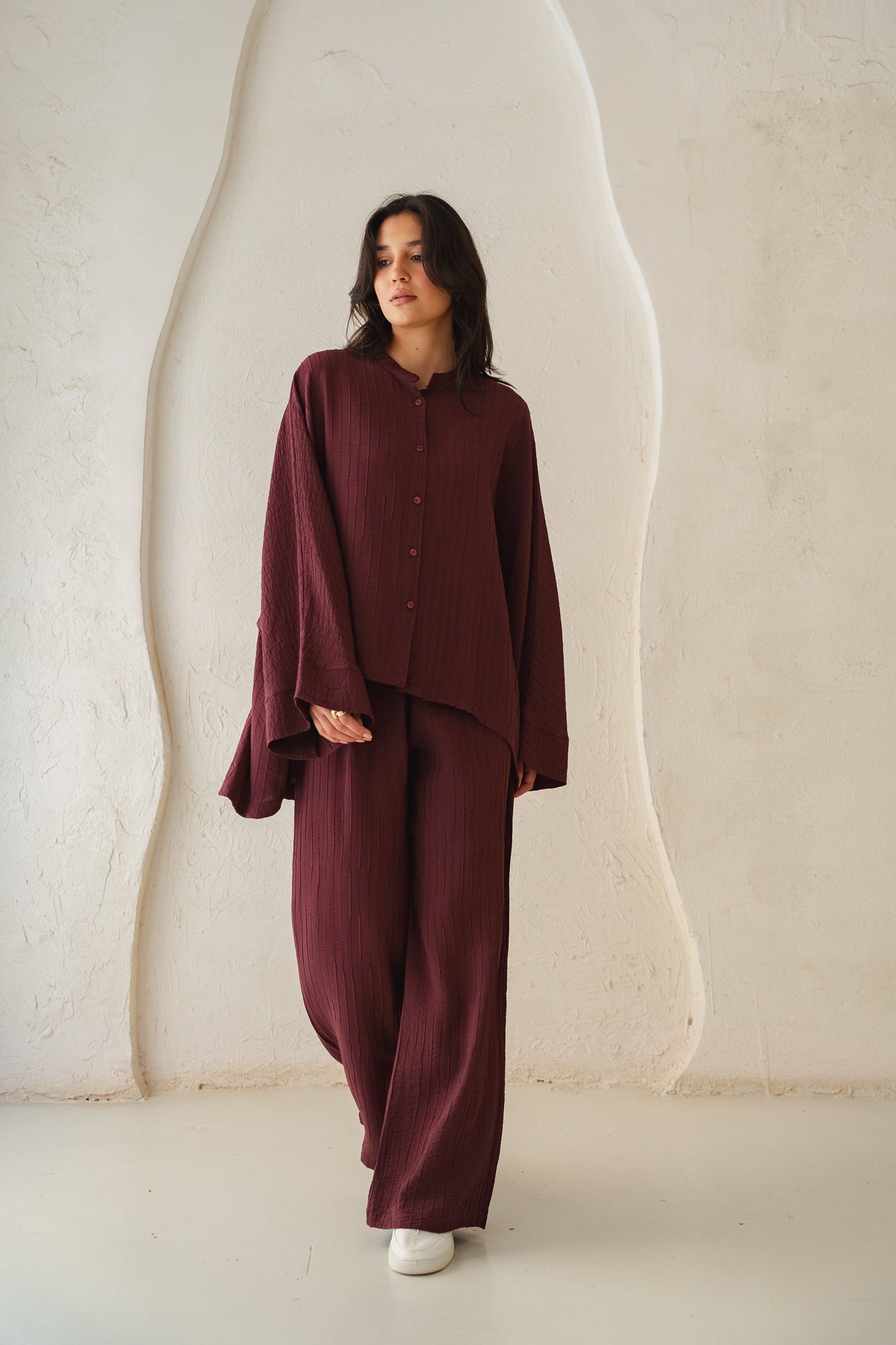 Easy Going Set in Burgundy