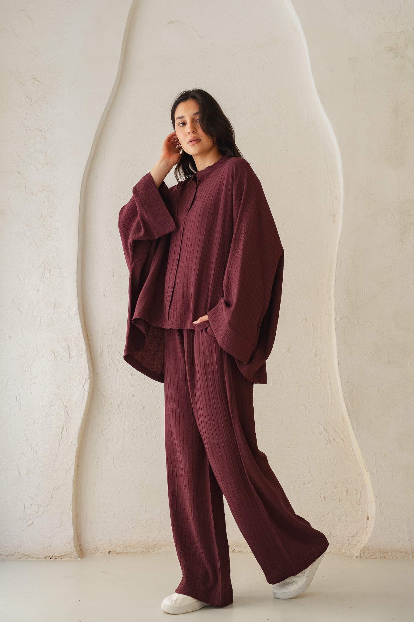 Easy Going Set in Burgundy