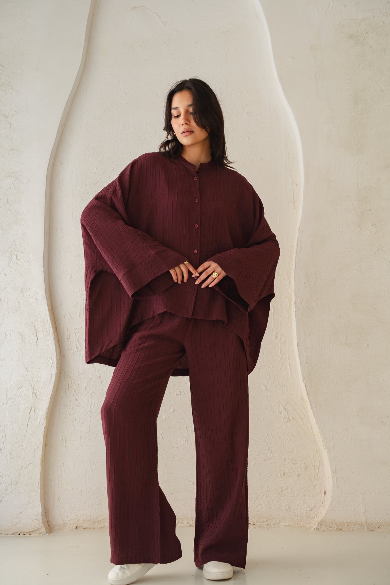 Easy Going Set in Burgundy