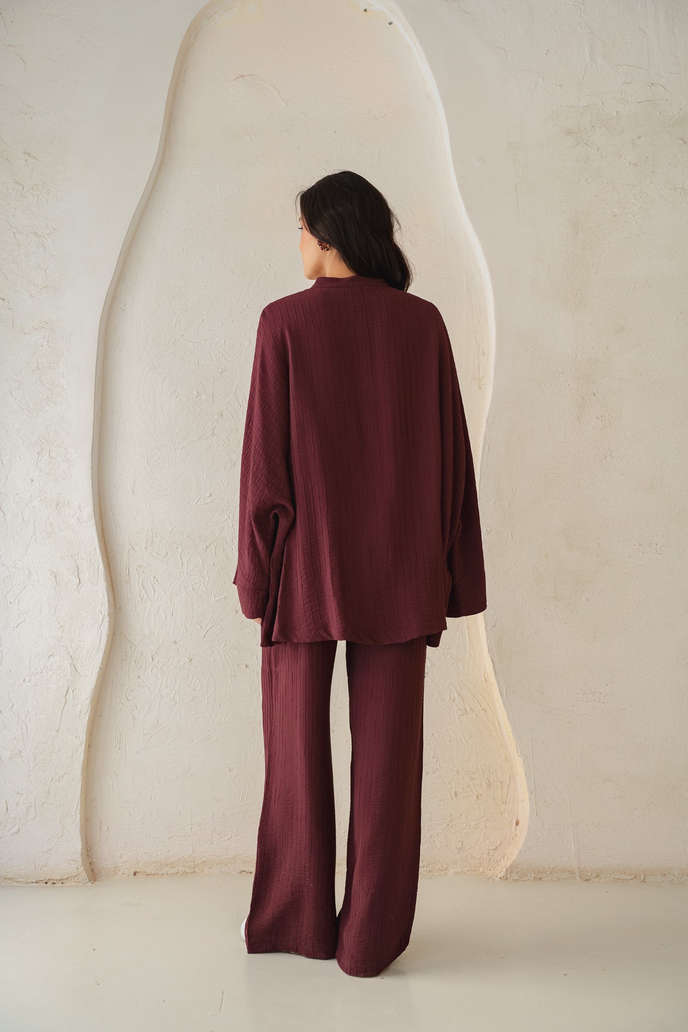 Easy Going Set in Burgundy