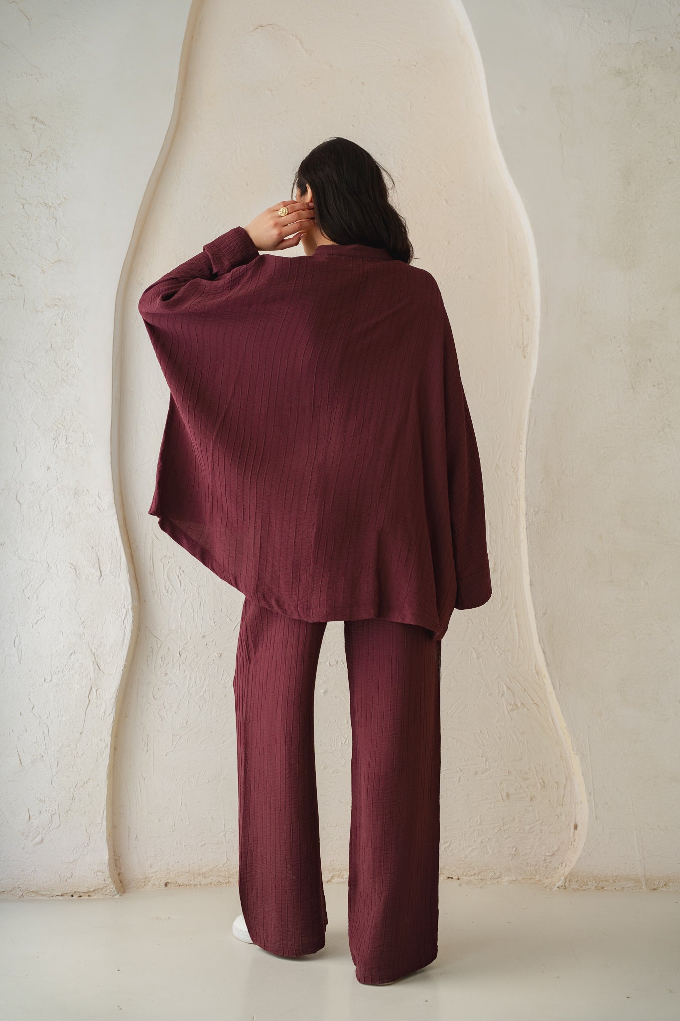 Easy Going Set in Burgundy