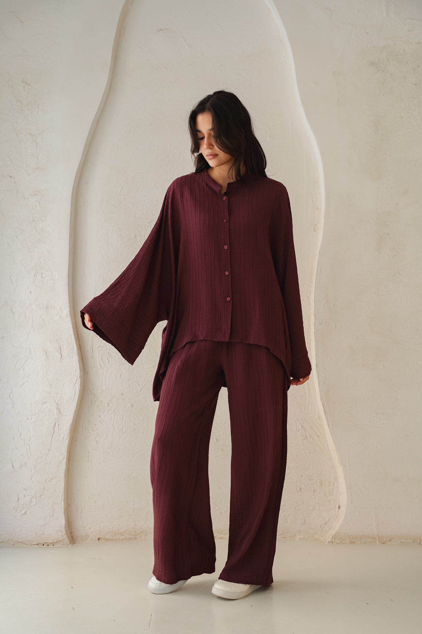 Easy Going Set in Burgundy