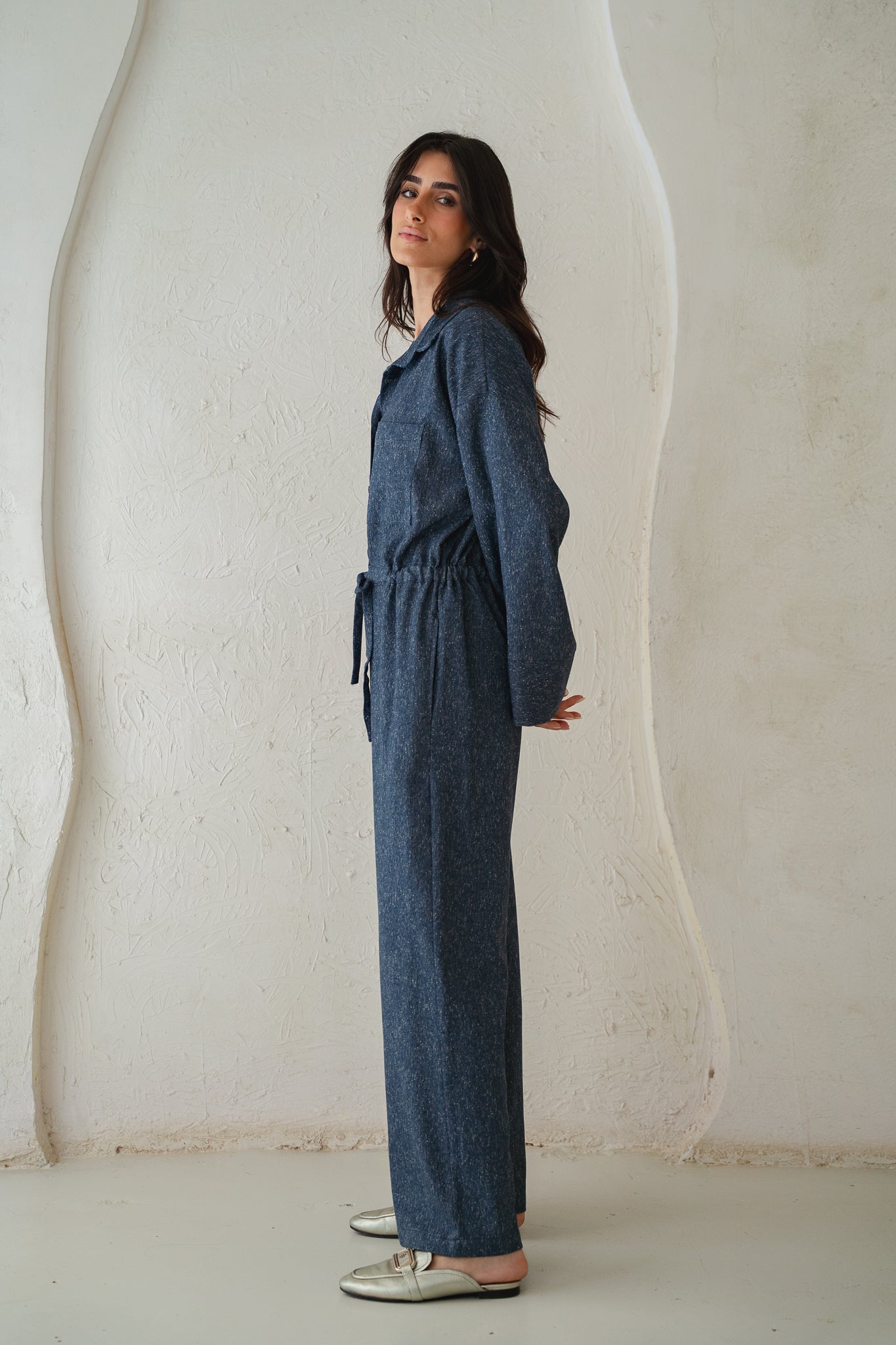 The Perfect Jumpsuit in Blue Denim