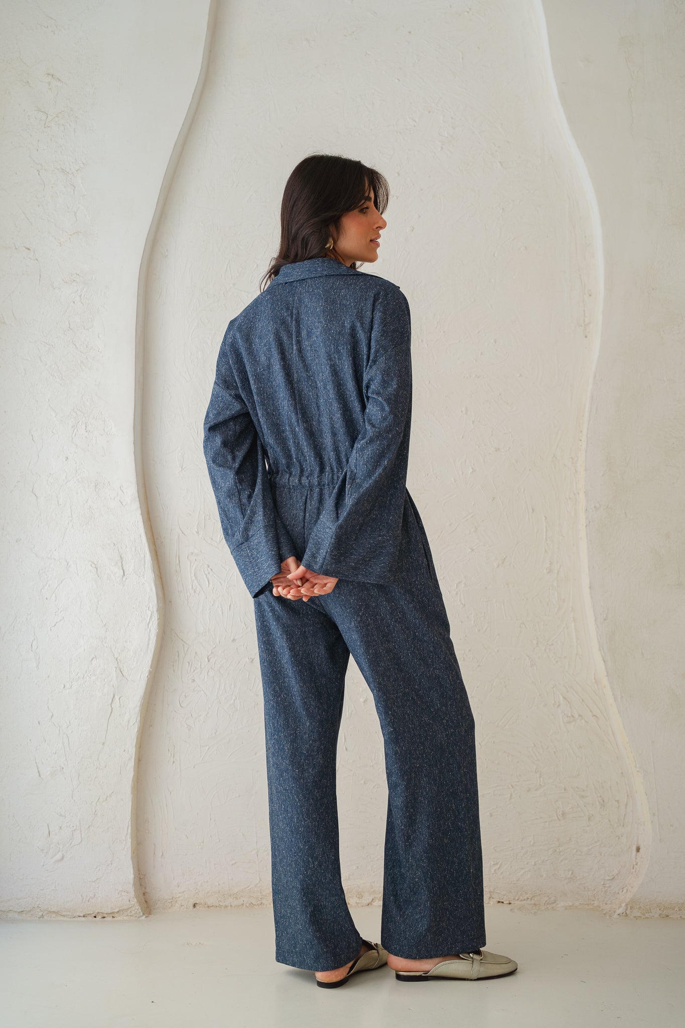 The Perfect Jumpsuit in Blue Denim