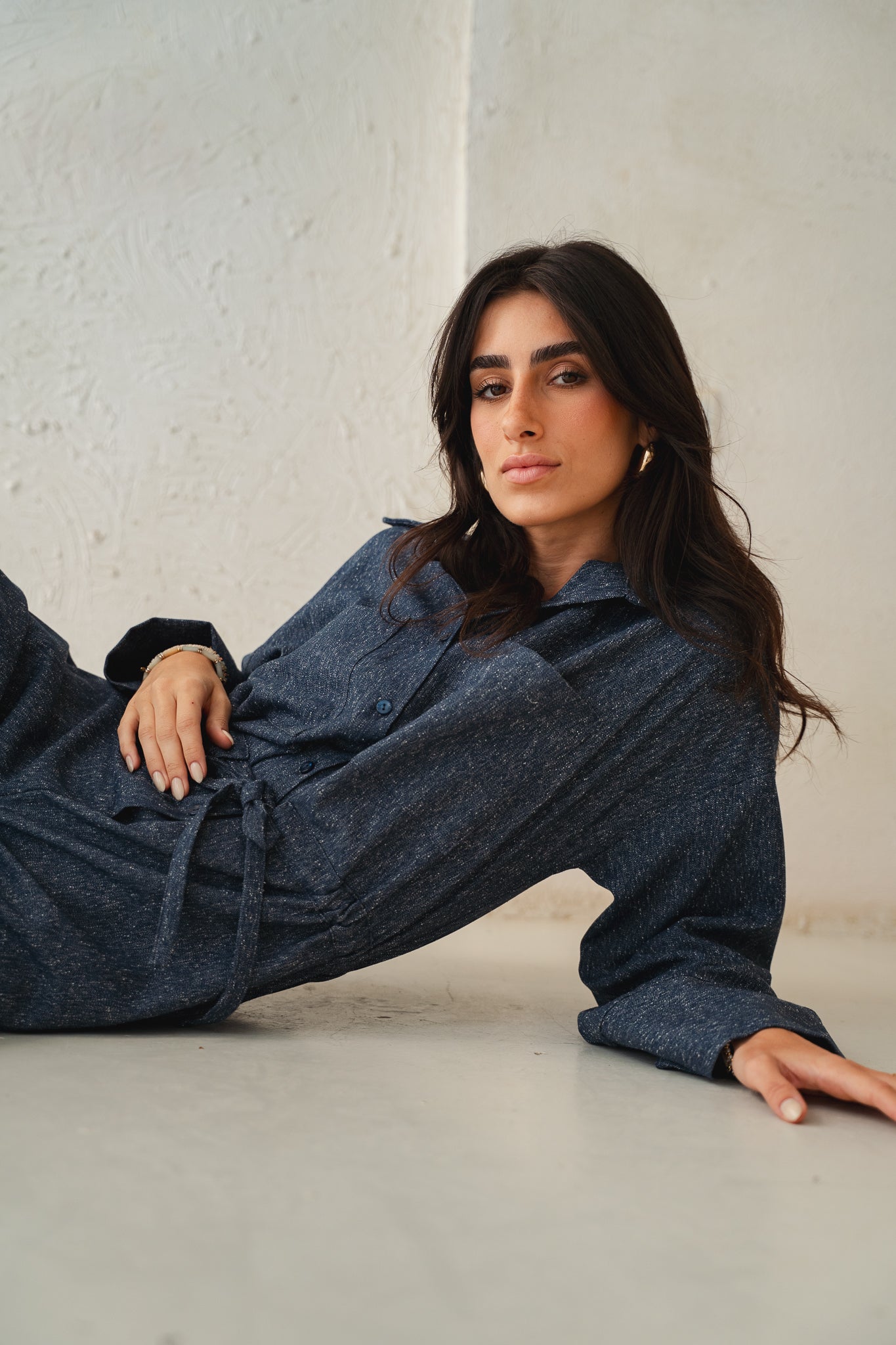 The Perfect Jumpsuit in Blue Denim