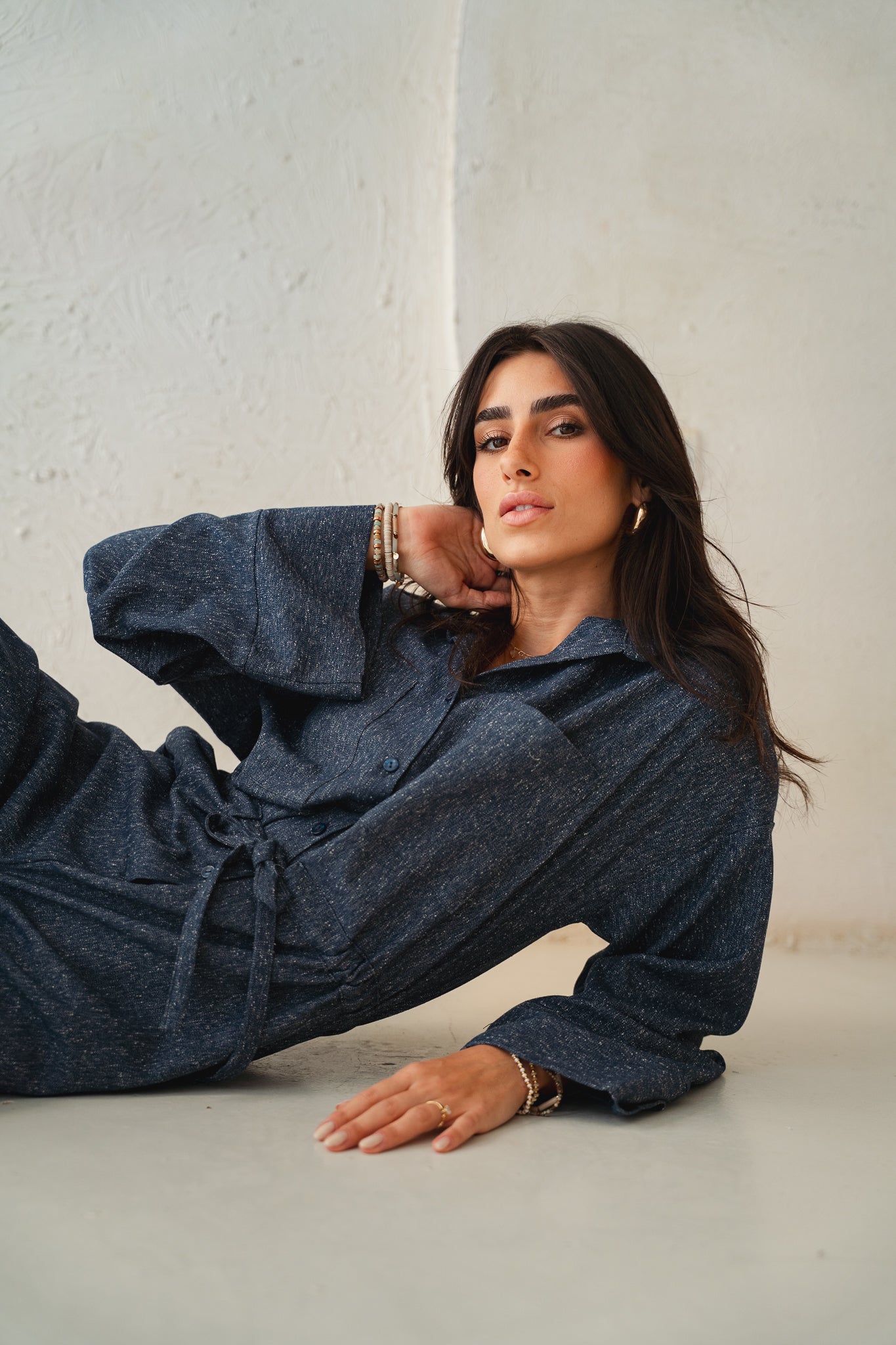 The Perfect Jumpsuit in Blue Denim