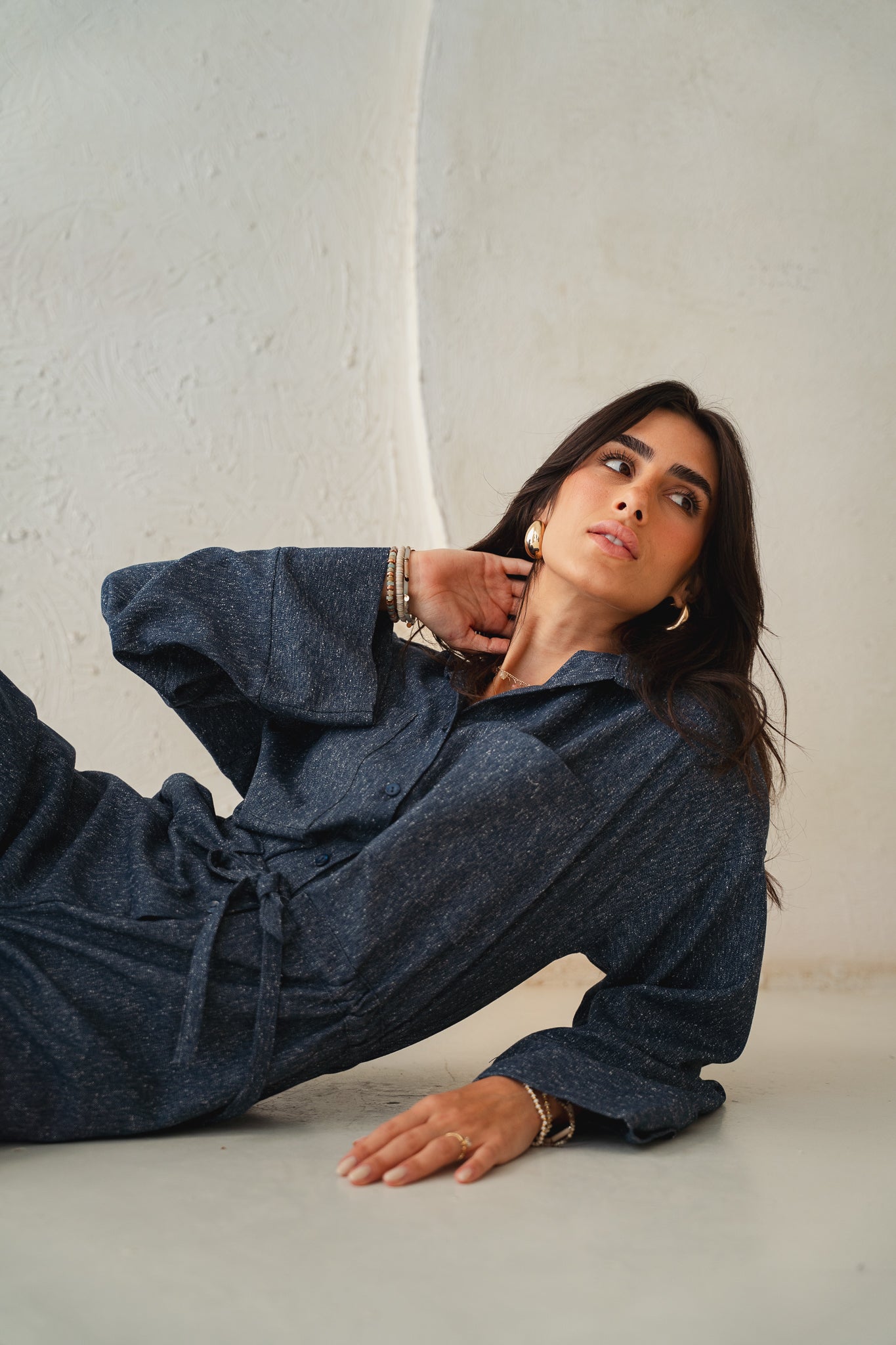 The Perfect Jumpsuit in Blue Denim