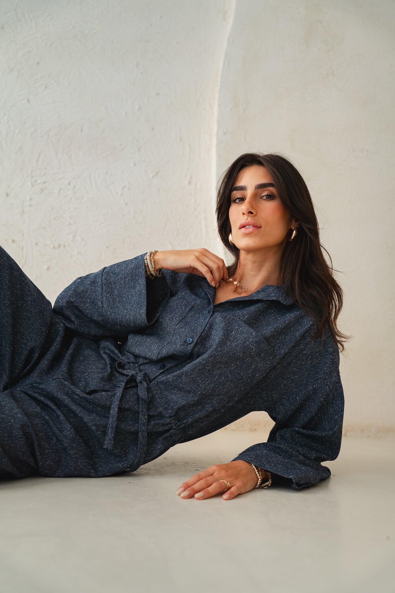 The Perfect Jumpsuit in Blue Denim