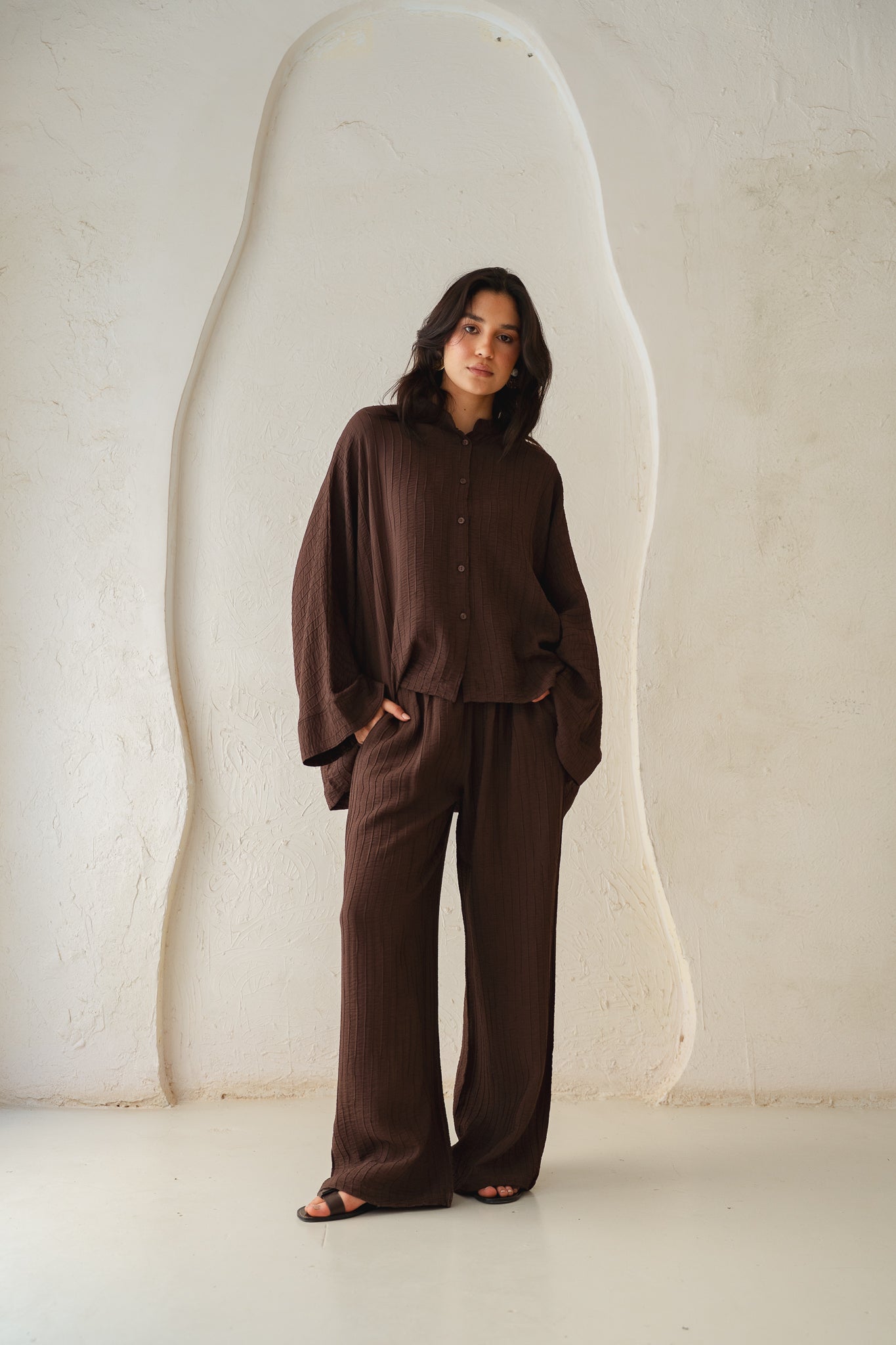 Easy Going Set in Brown
