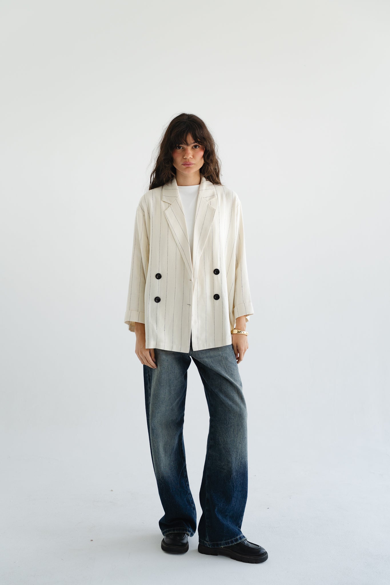 The Casual Blazer in Beige