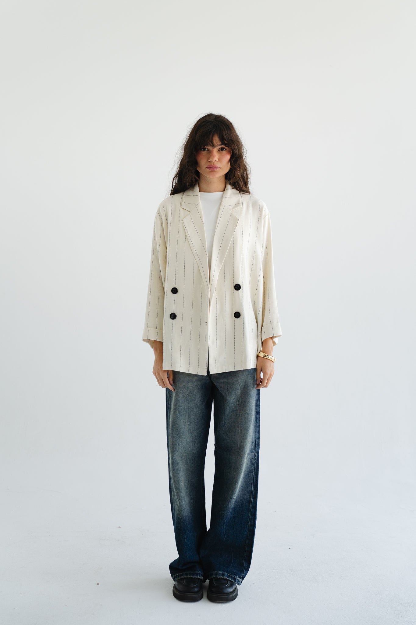 The Casual Blazer in Beige