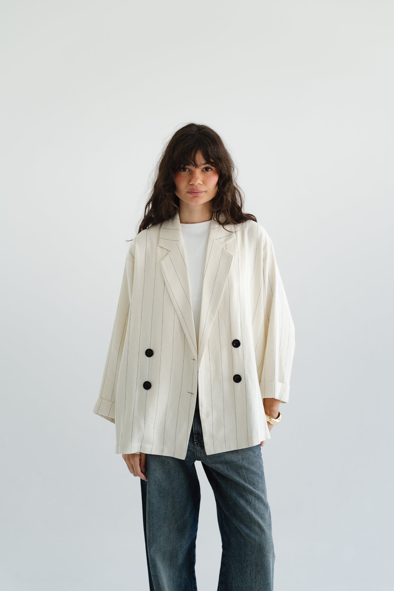 The Casual Blazer in Beige