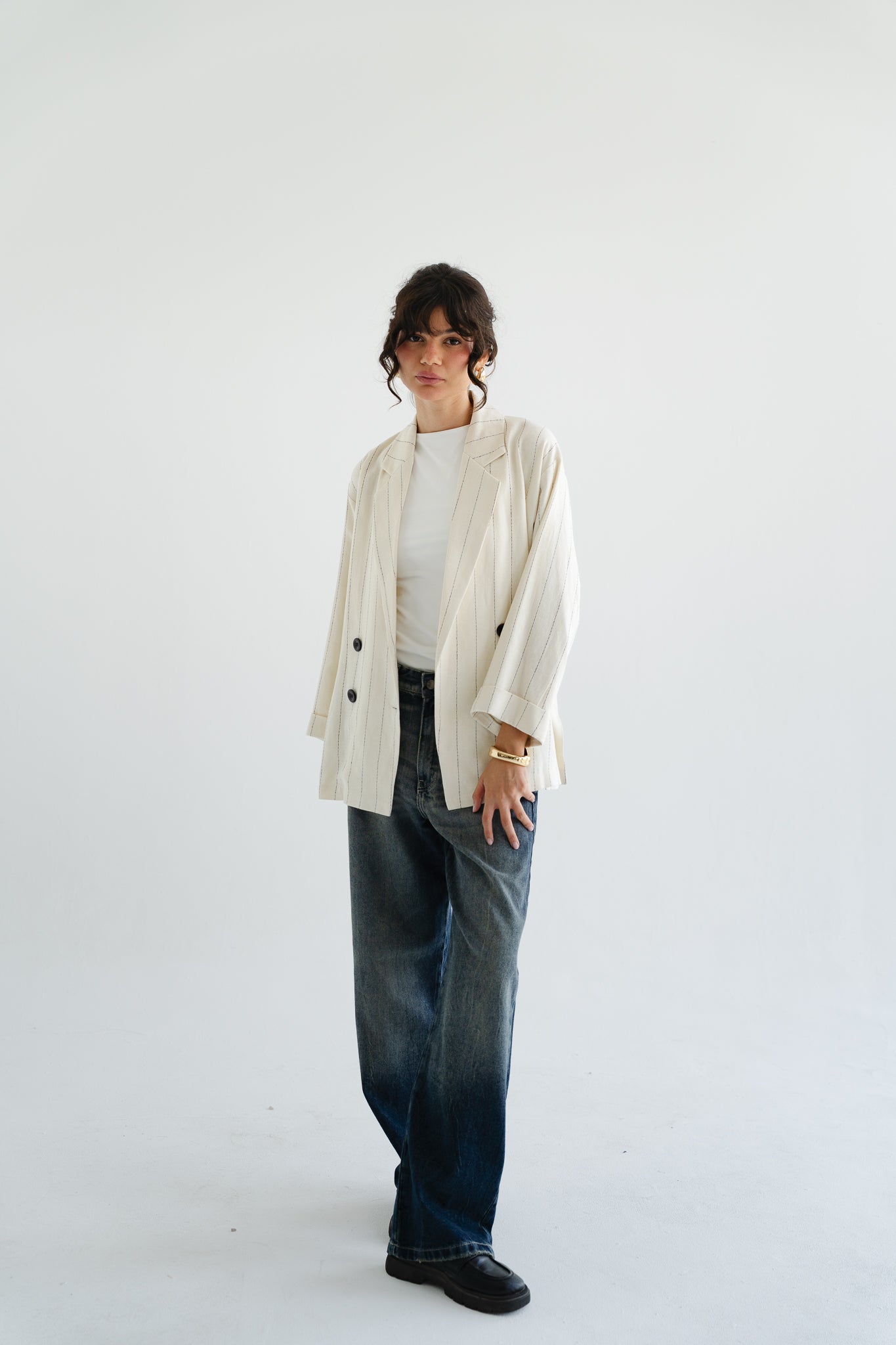 The Casual Blazer in Beige