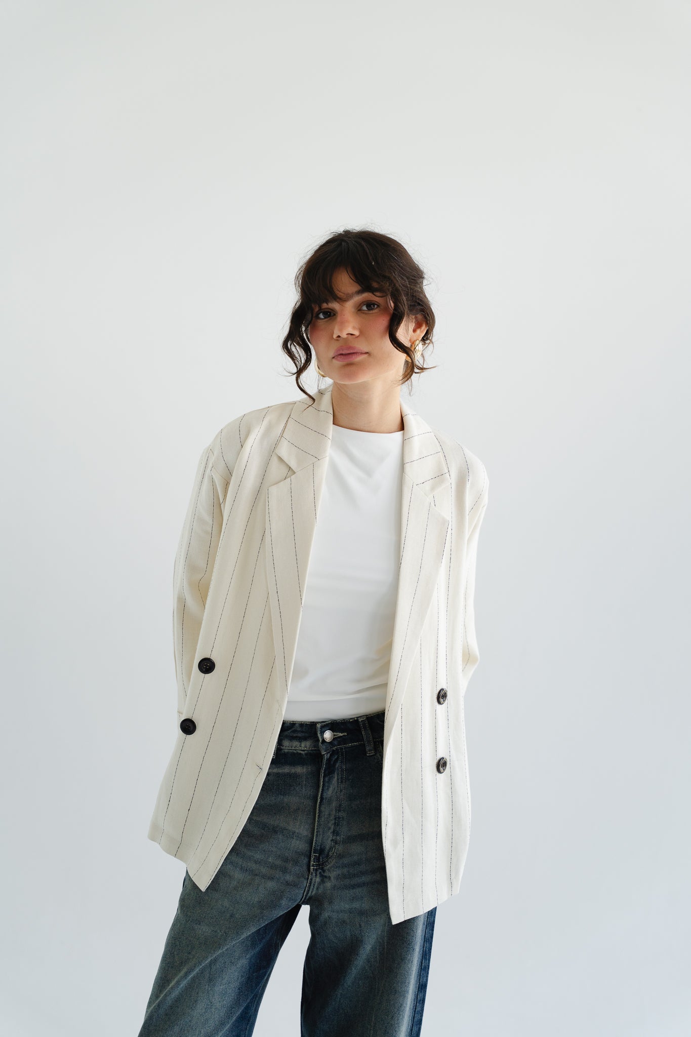 The Casual Blazer in Beige