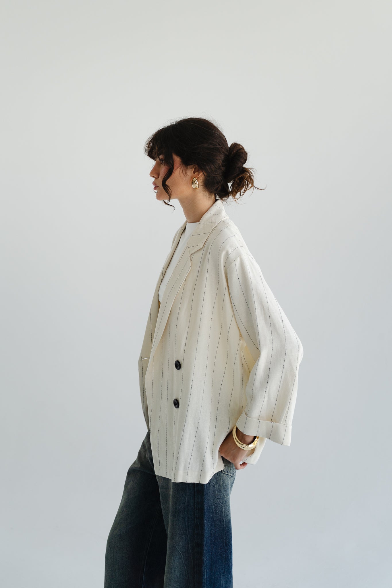 The Casual Blazer in Beige