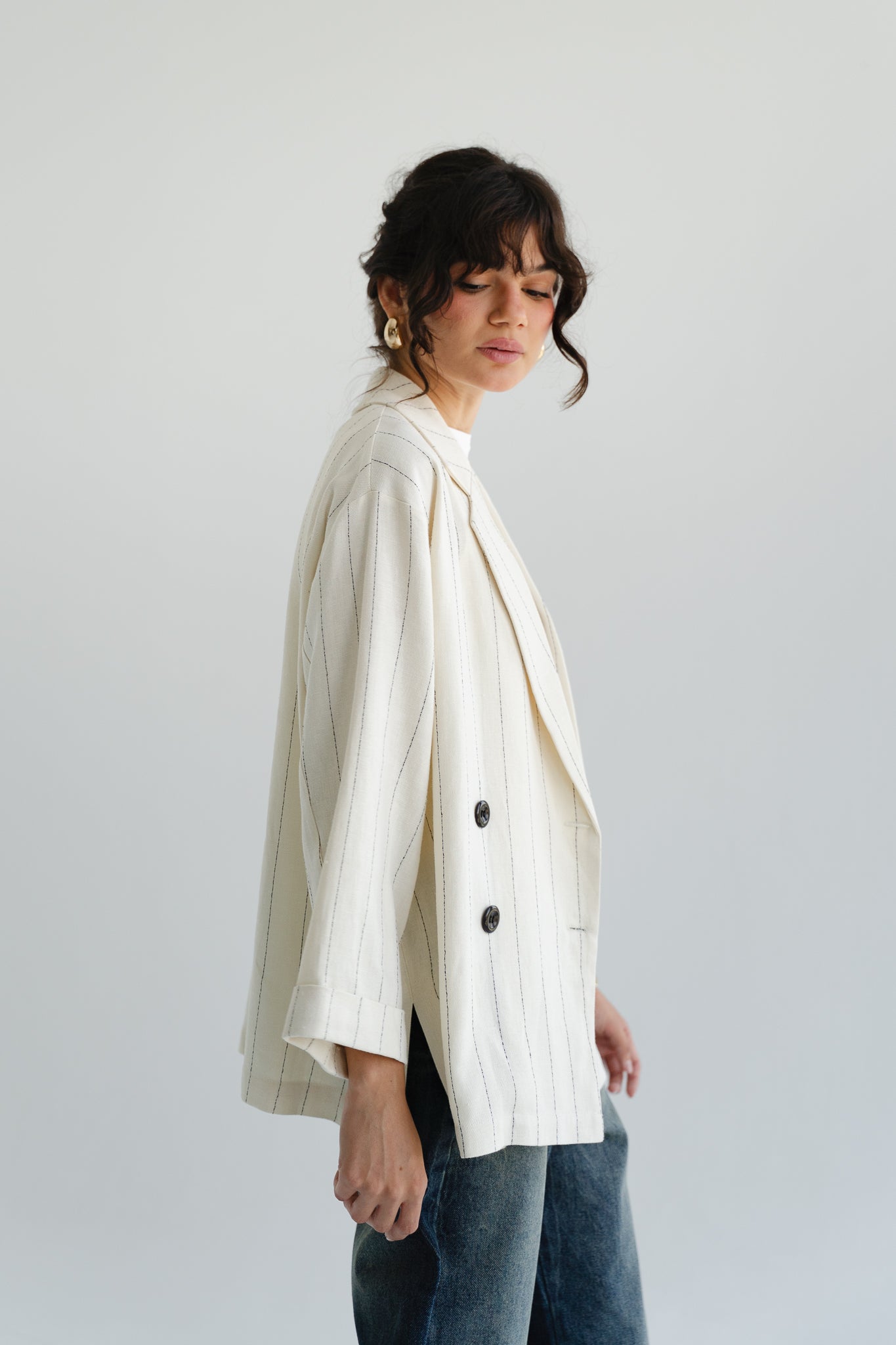 The Casual Blazer in Beige