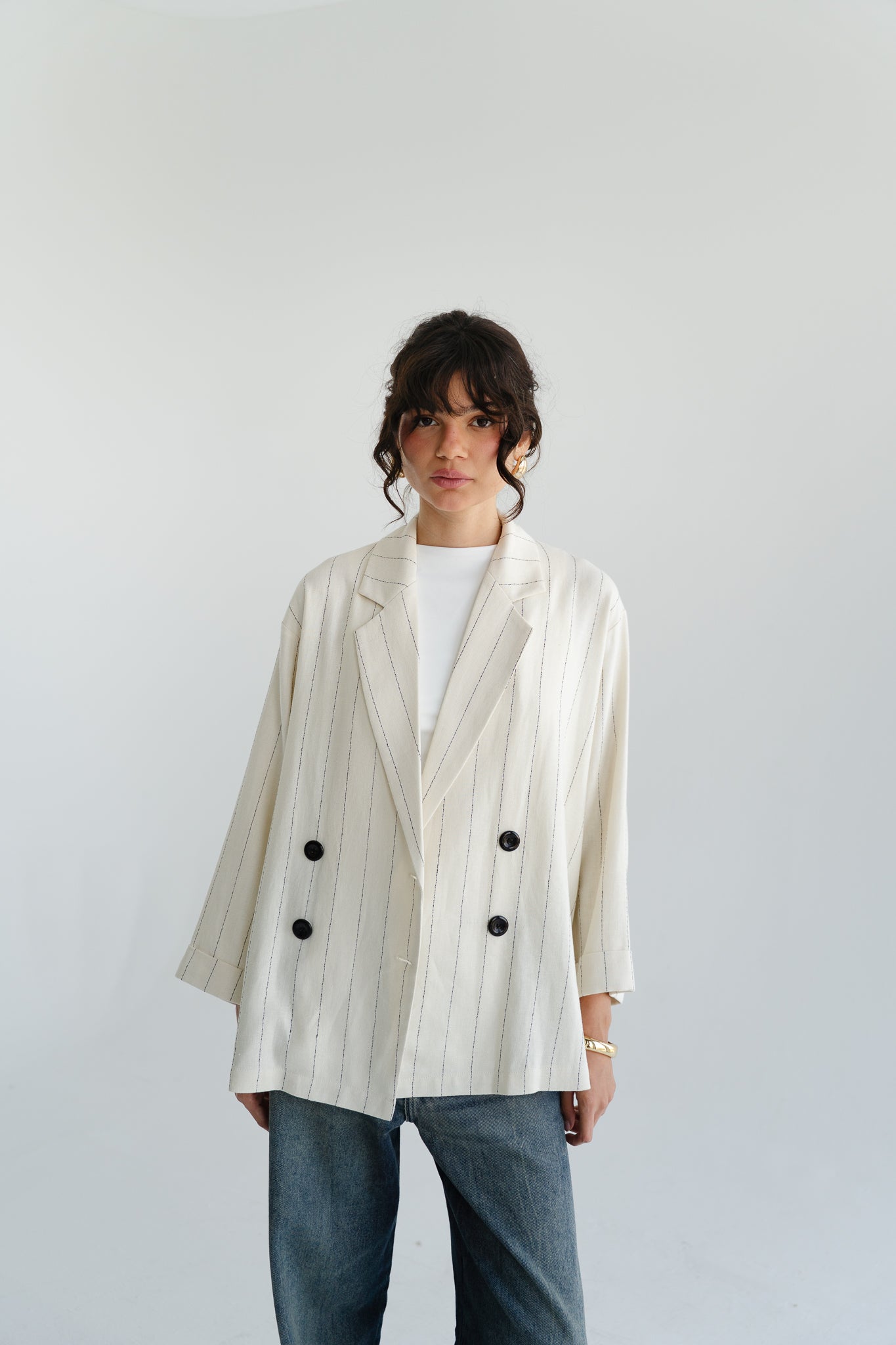 The Casual Blazer in Beige