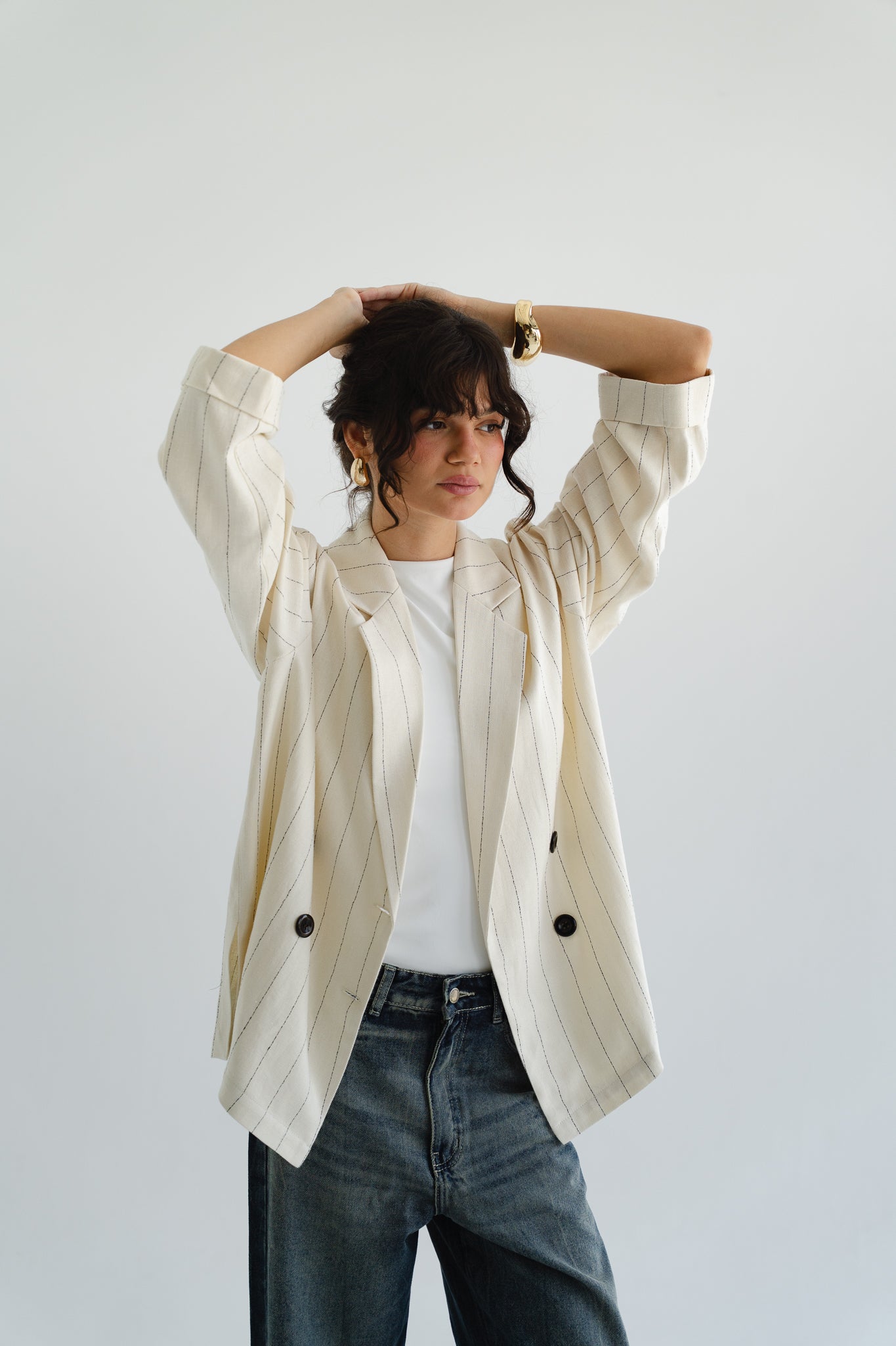The Casual Blazer in Beige