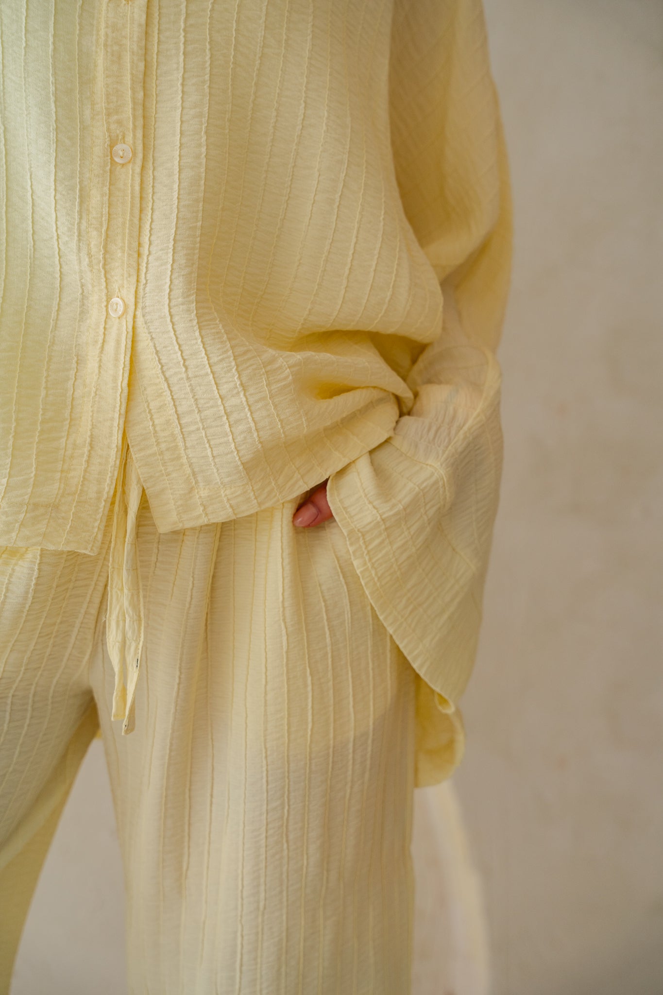 Easy Going Set in Butter Yellow
