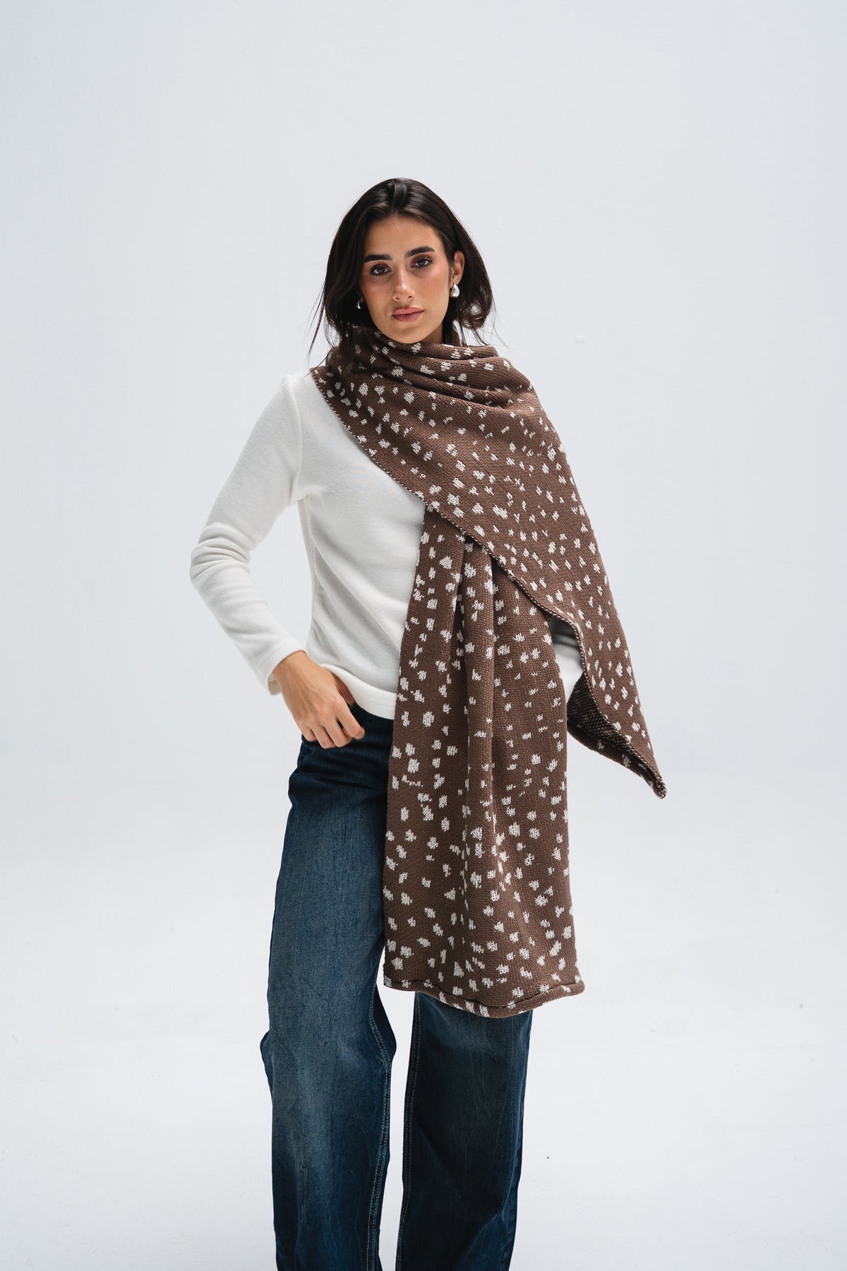 Deer Pattern Scarf