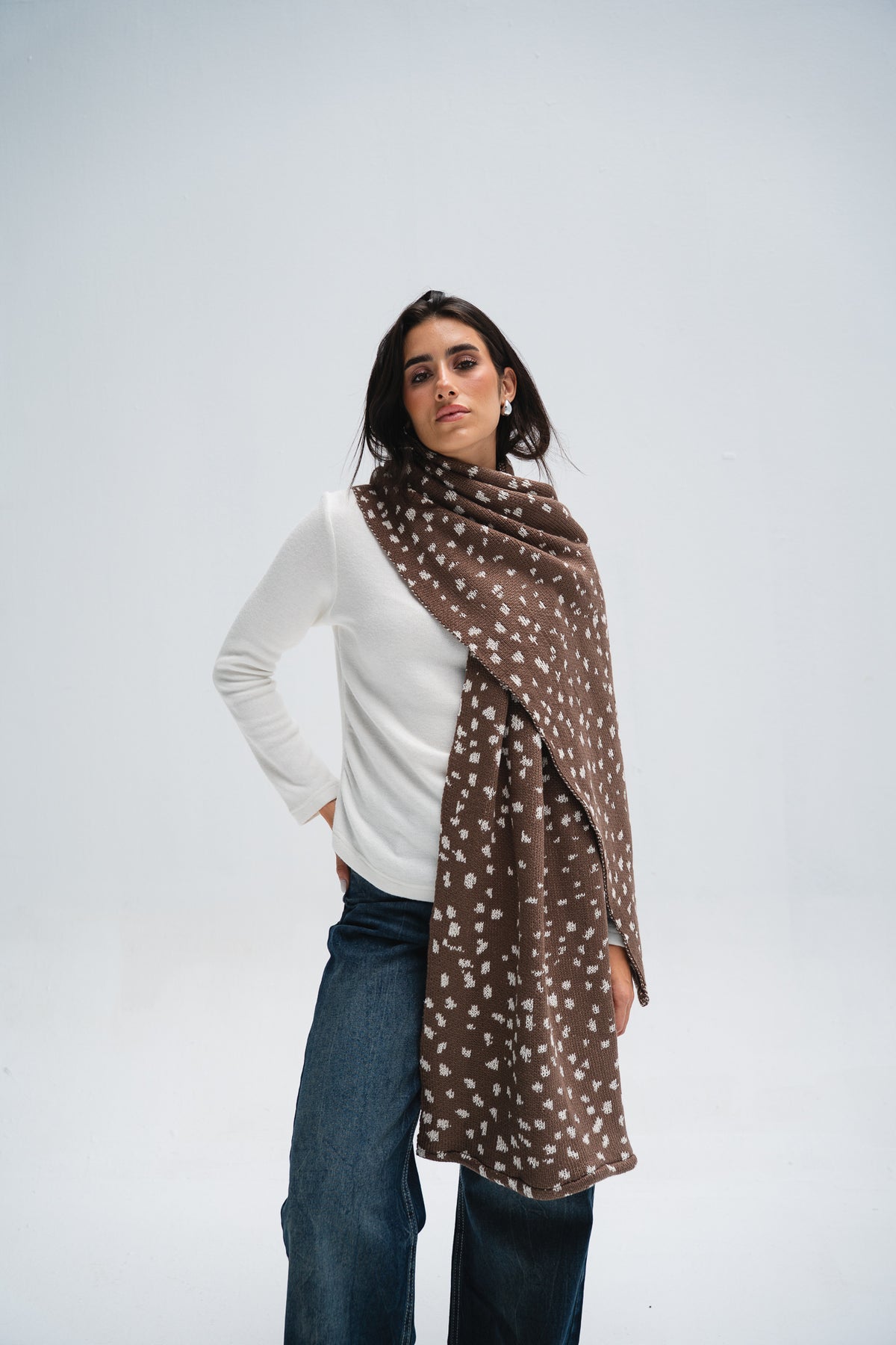 Deer Pattern Scarf