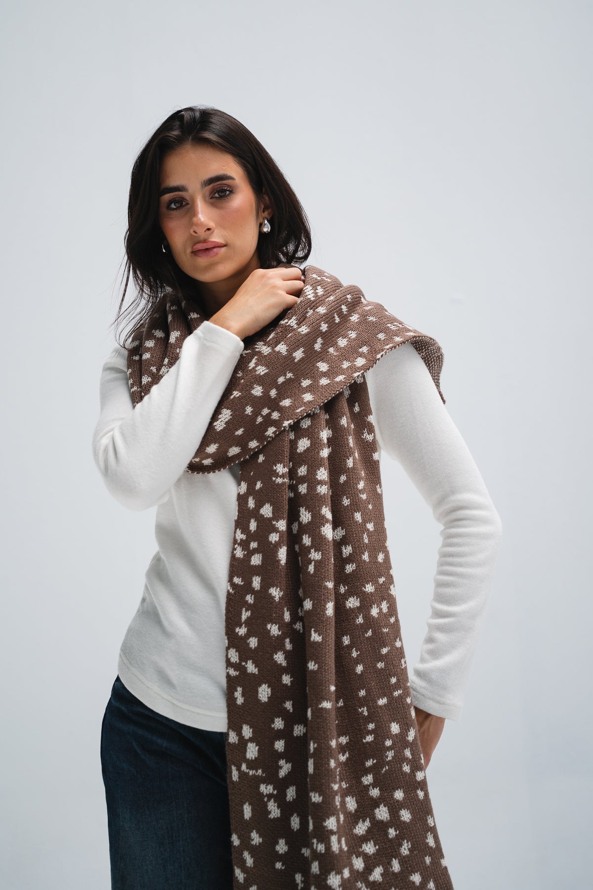 Deer Pattern Scarf