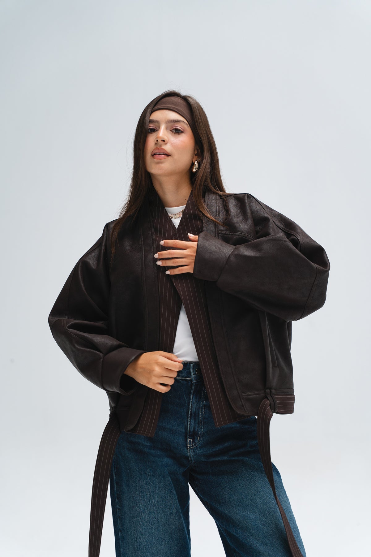 The Neptune Jacket in Brown