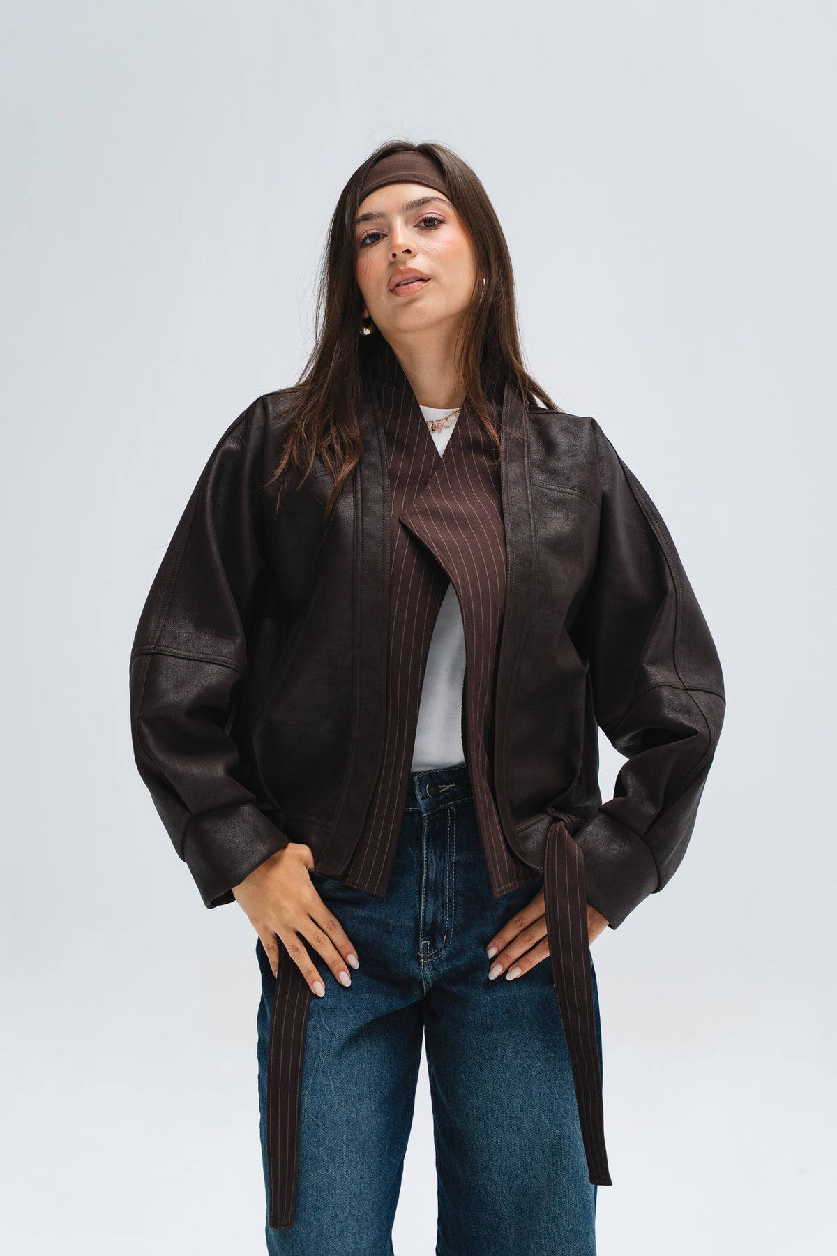 The Neptune Jacket in Brown