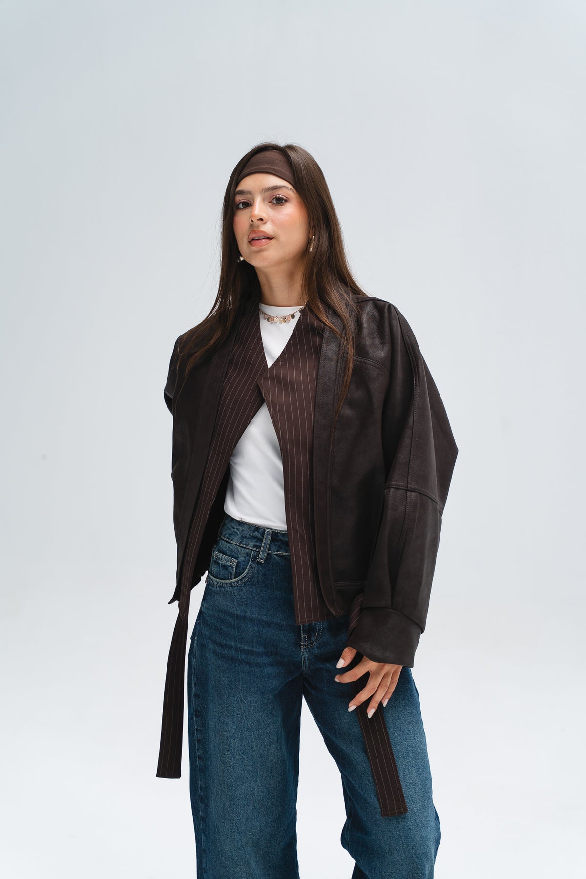The Neptune Jacket in Brown