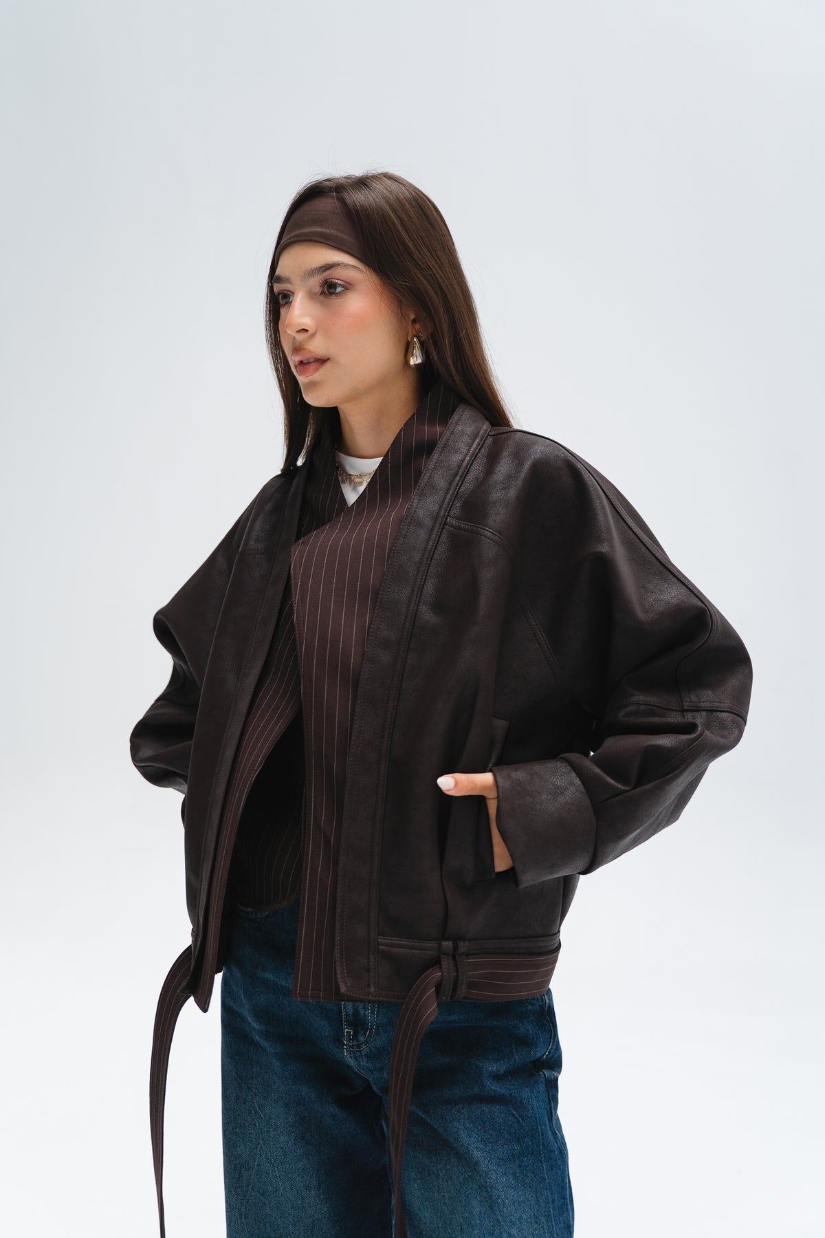 The Neptune Jacket in Brown