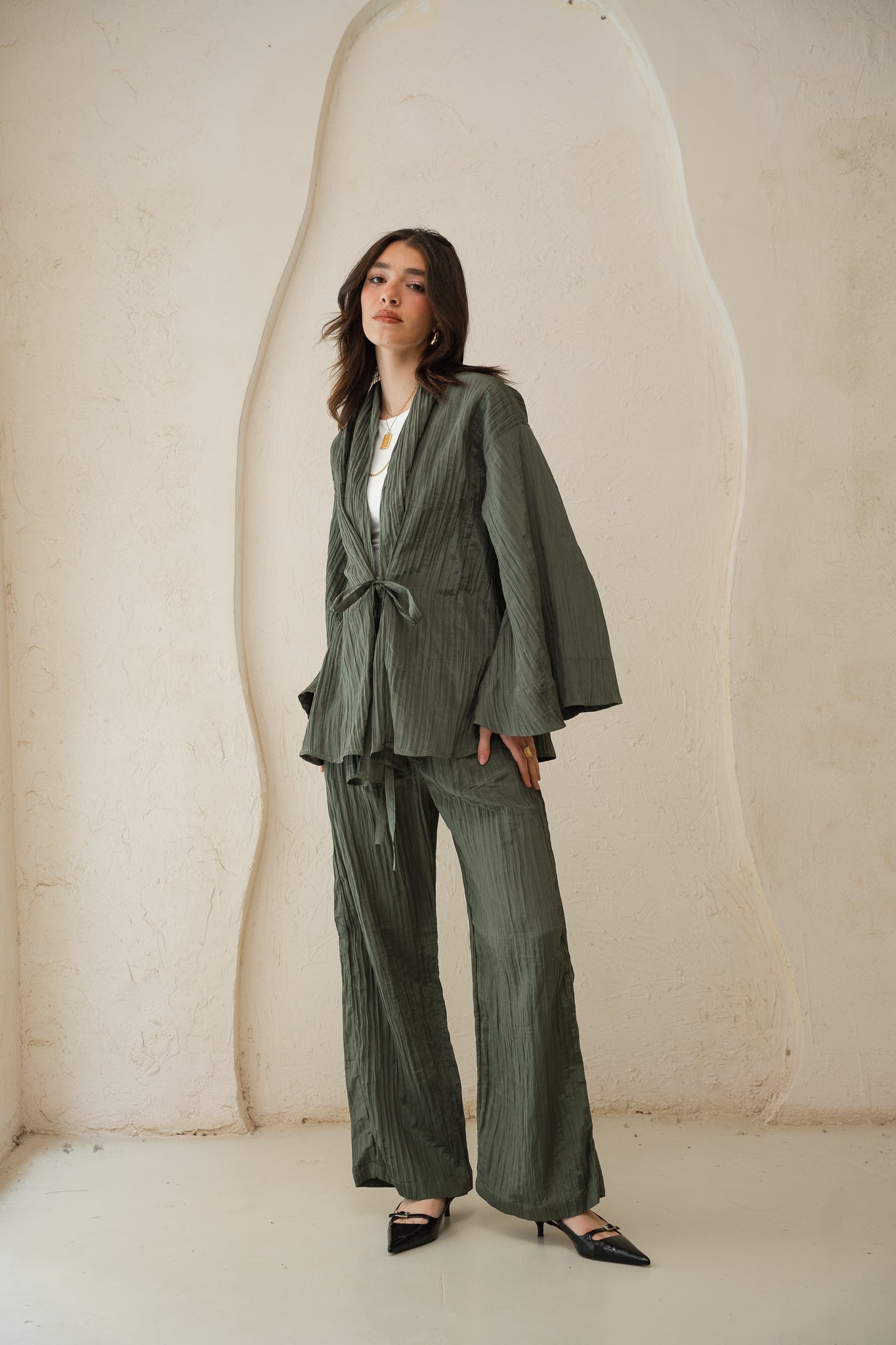 The Birdy Set in Olive