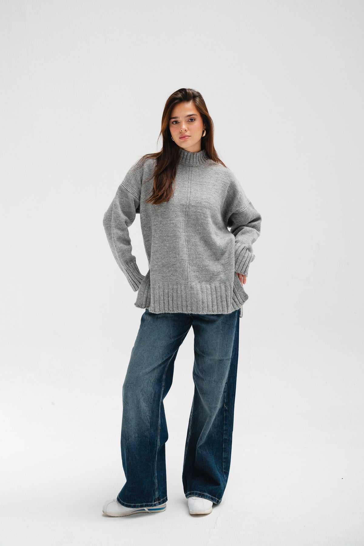 Better On Pullover in Grey