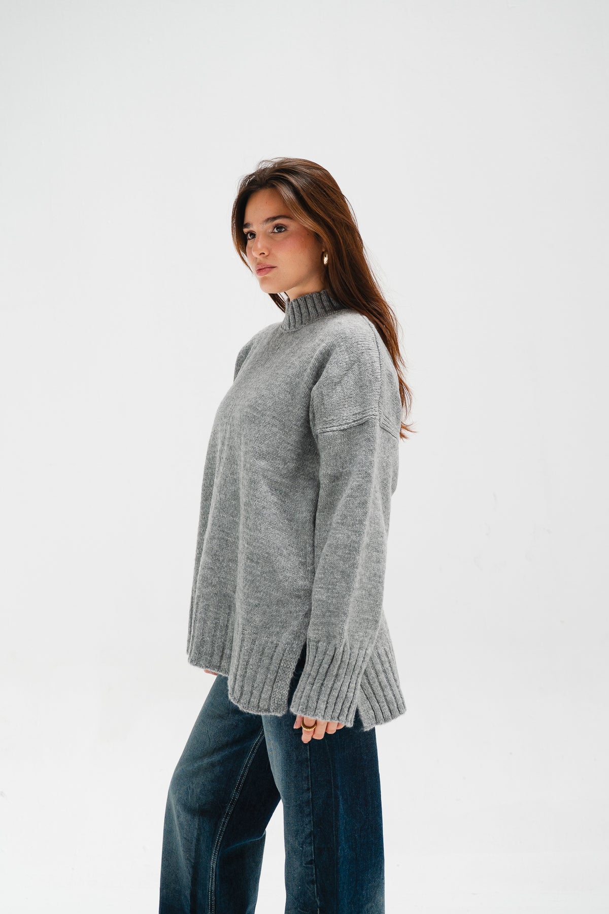 Better On Pullover in Grey