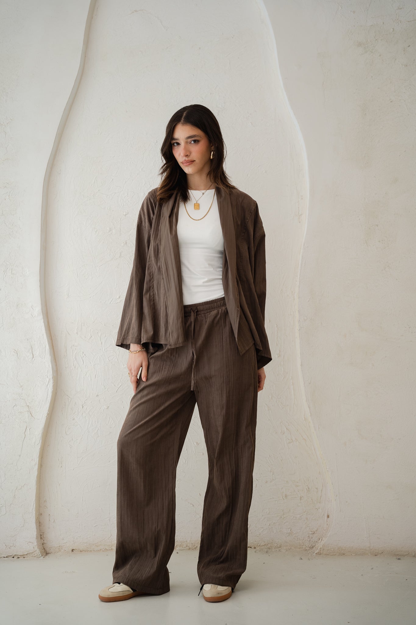 Sky Fall Set in Brown