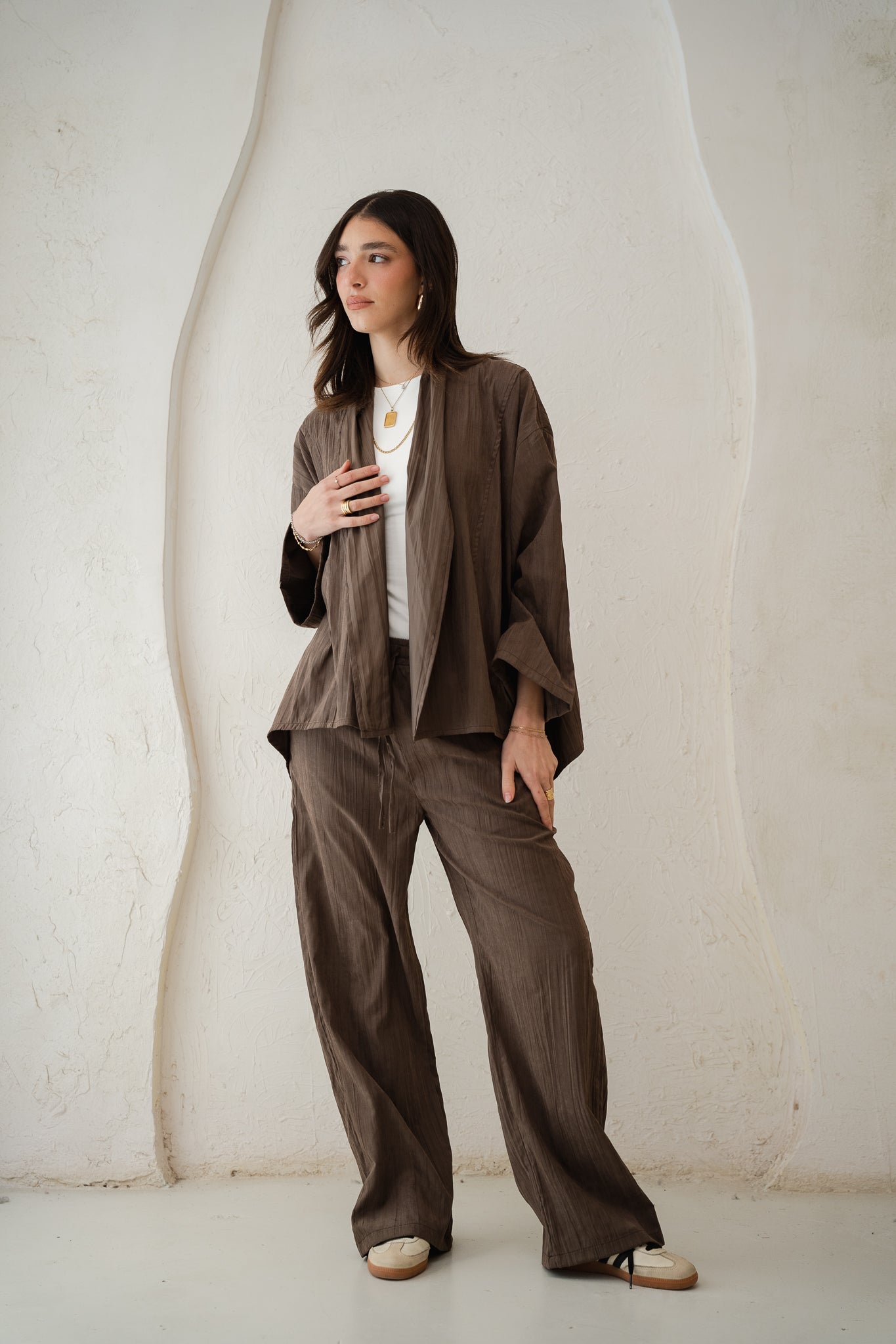 Sky Fall Set in Brown