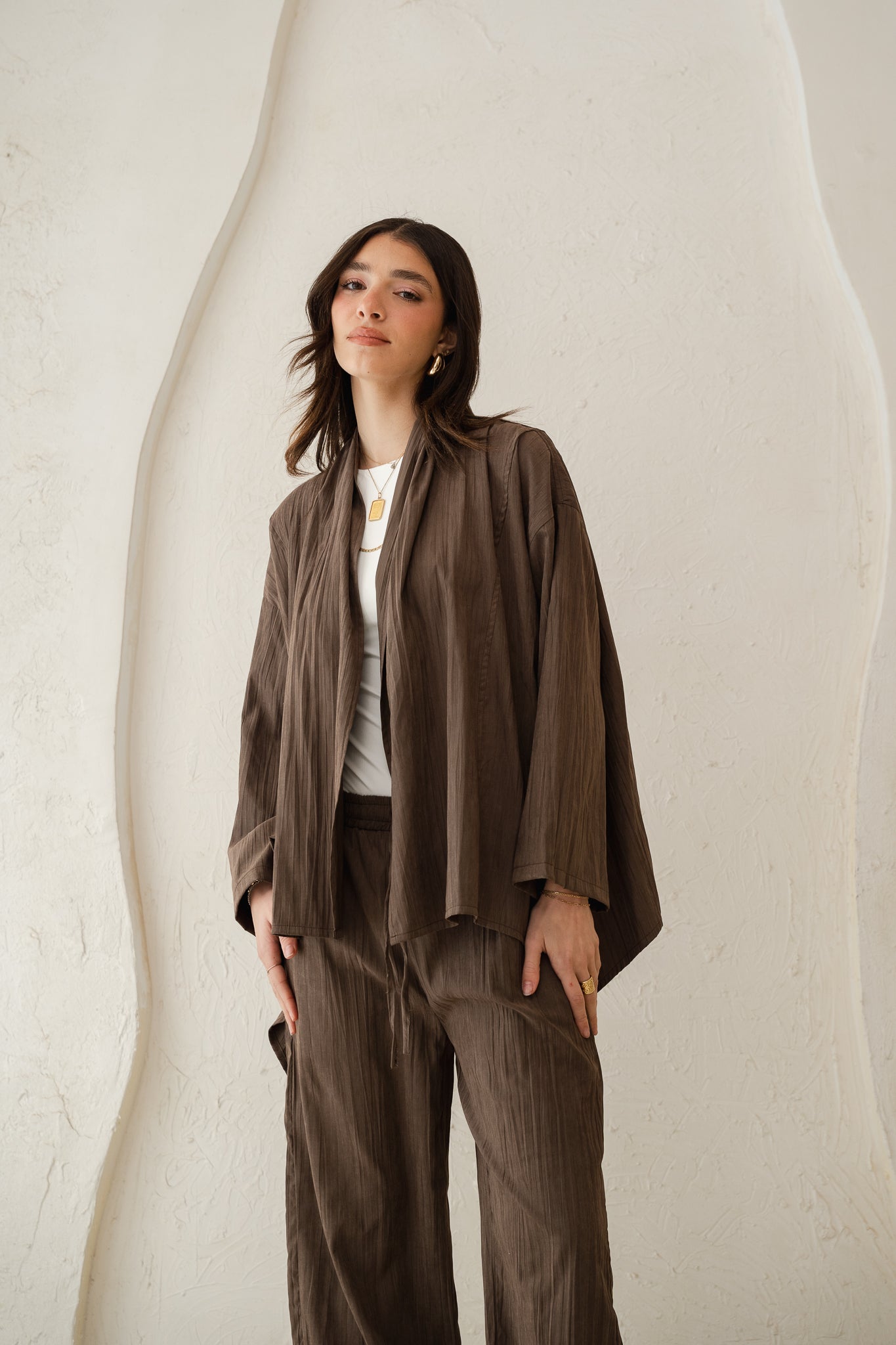 Sky Fall Set in Brown