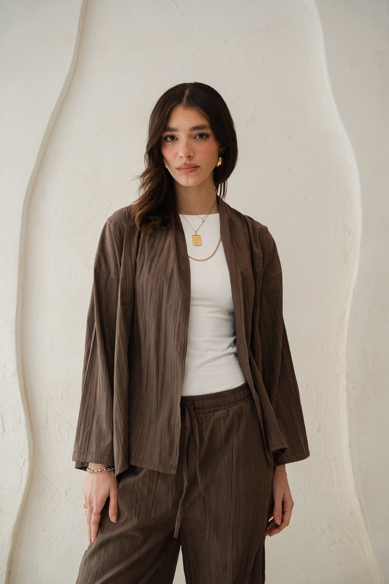 Sky Fall Set in Brown