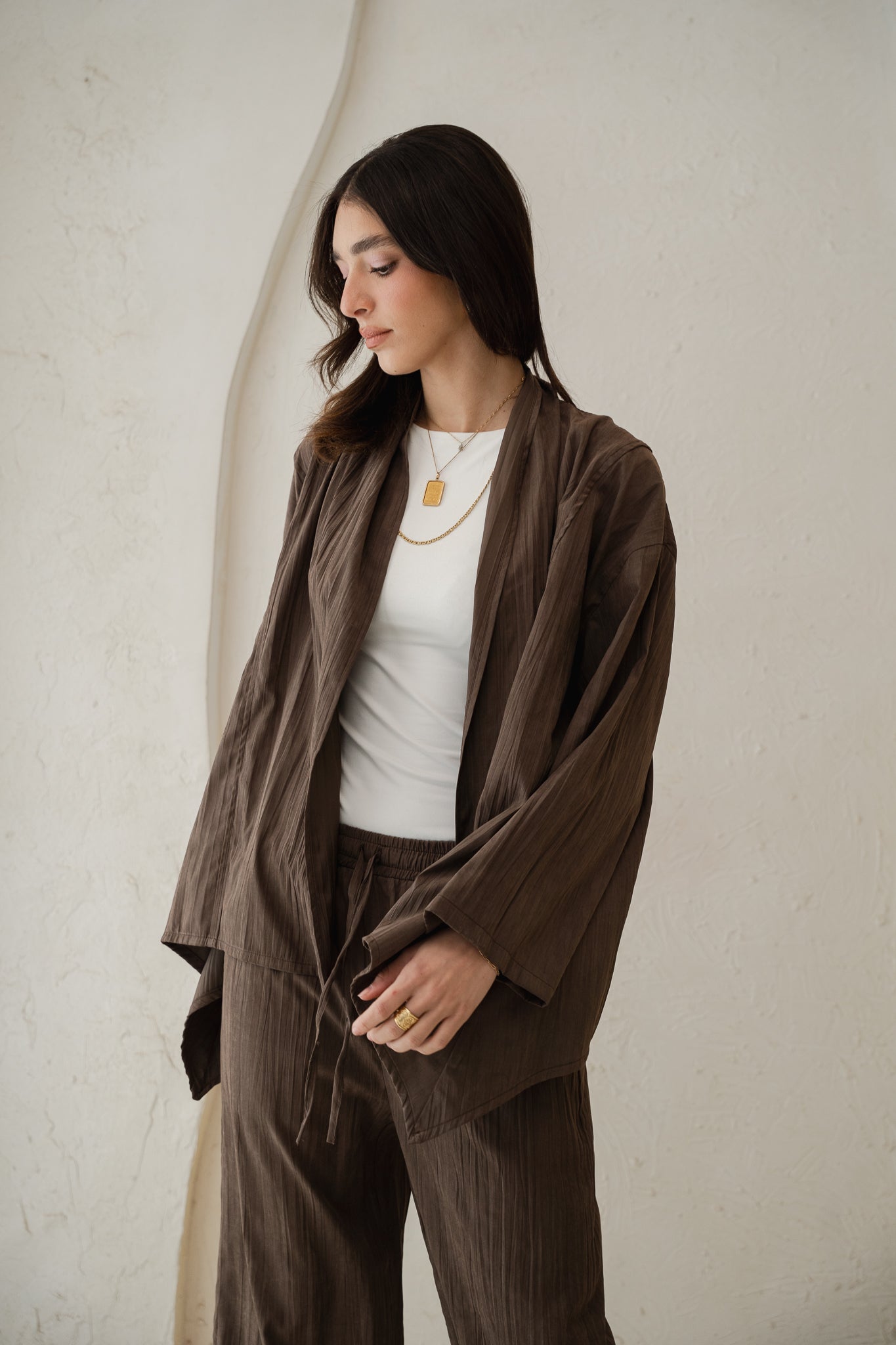 Sky Fall Set in Brown