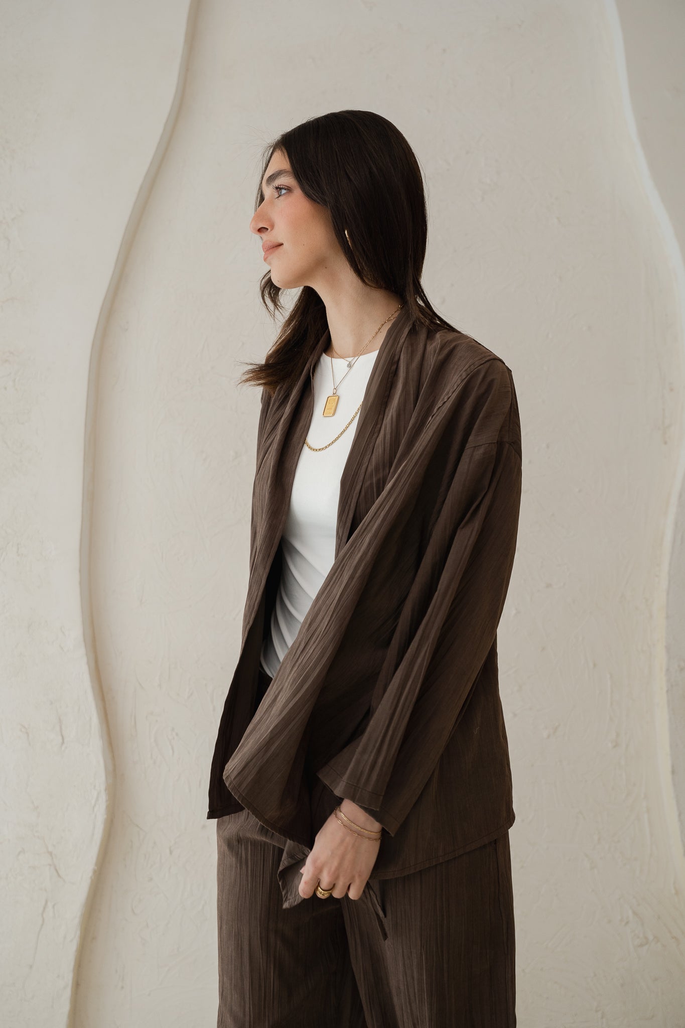 Sky Fall Set in Brown