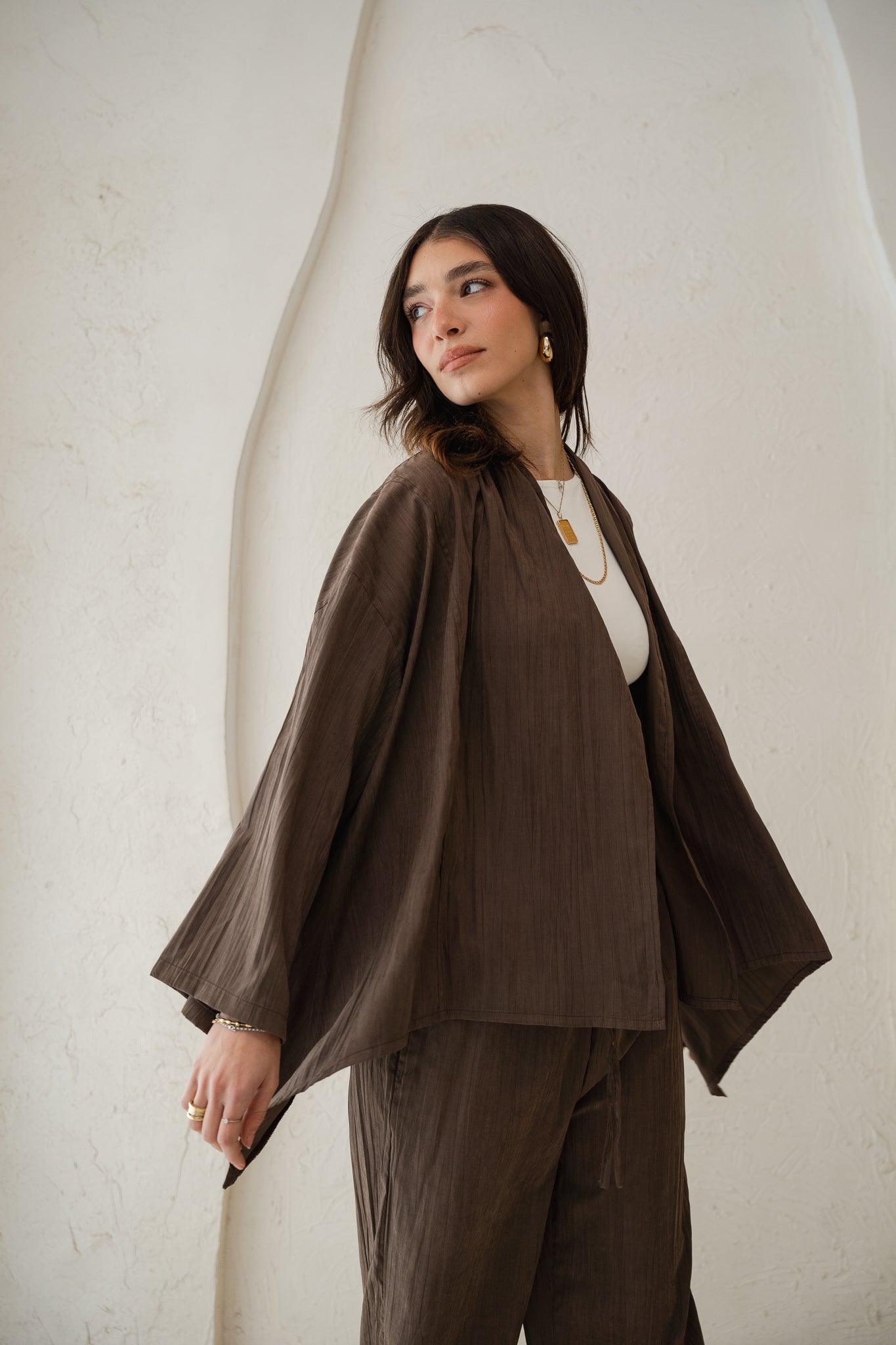 Sky Fall Set in Brown