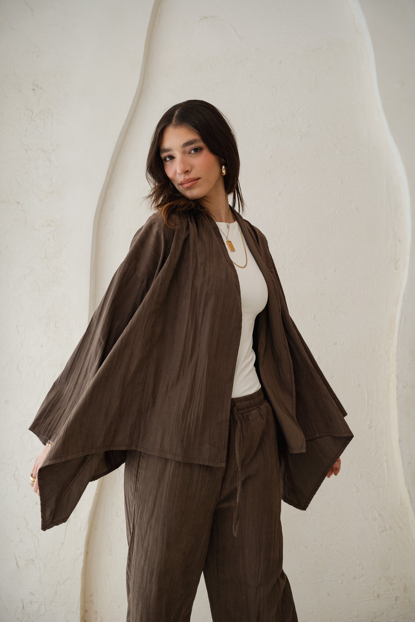 Sky Fall Set in Brown