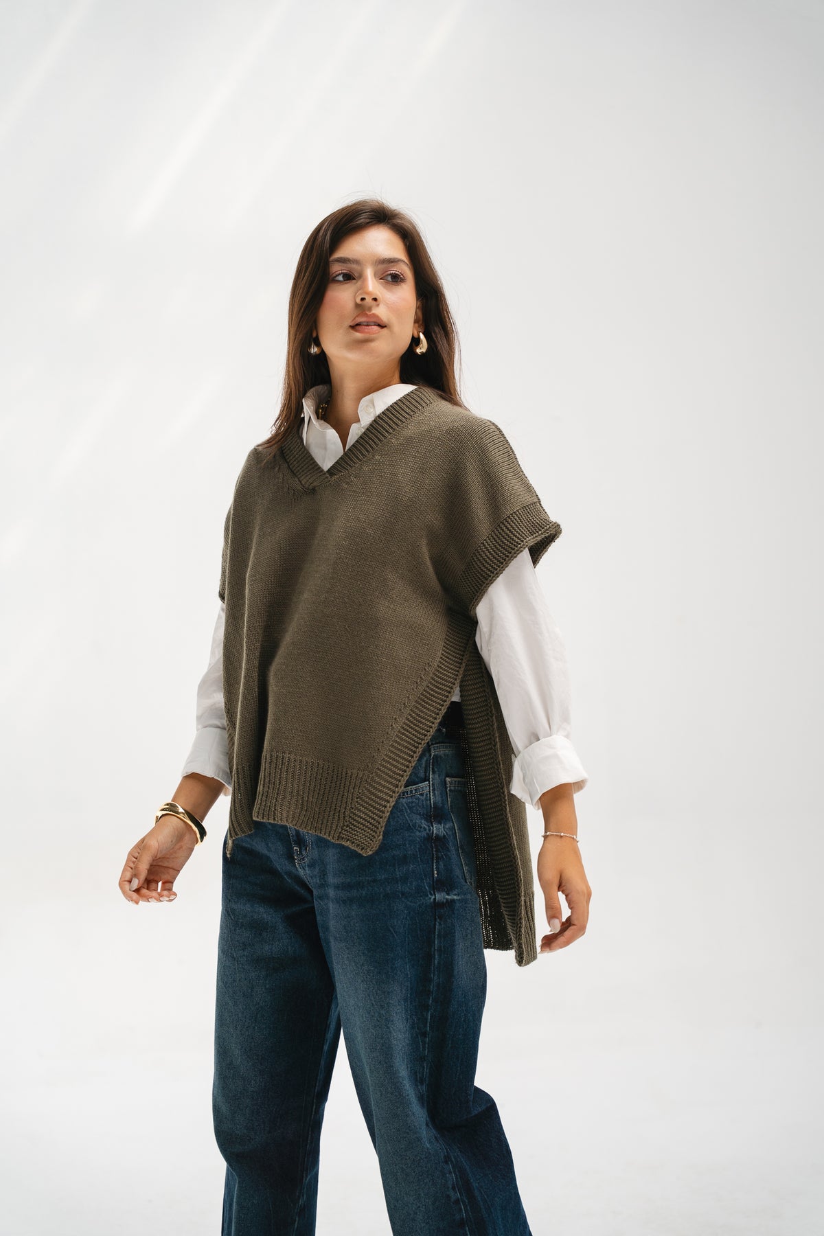 Last Call Vest in Olive