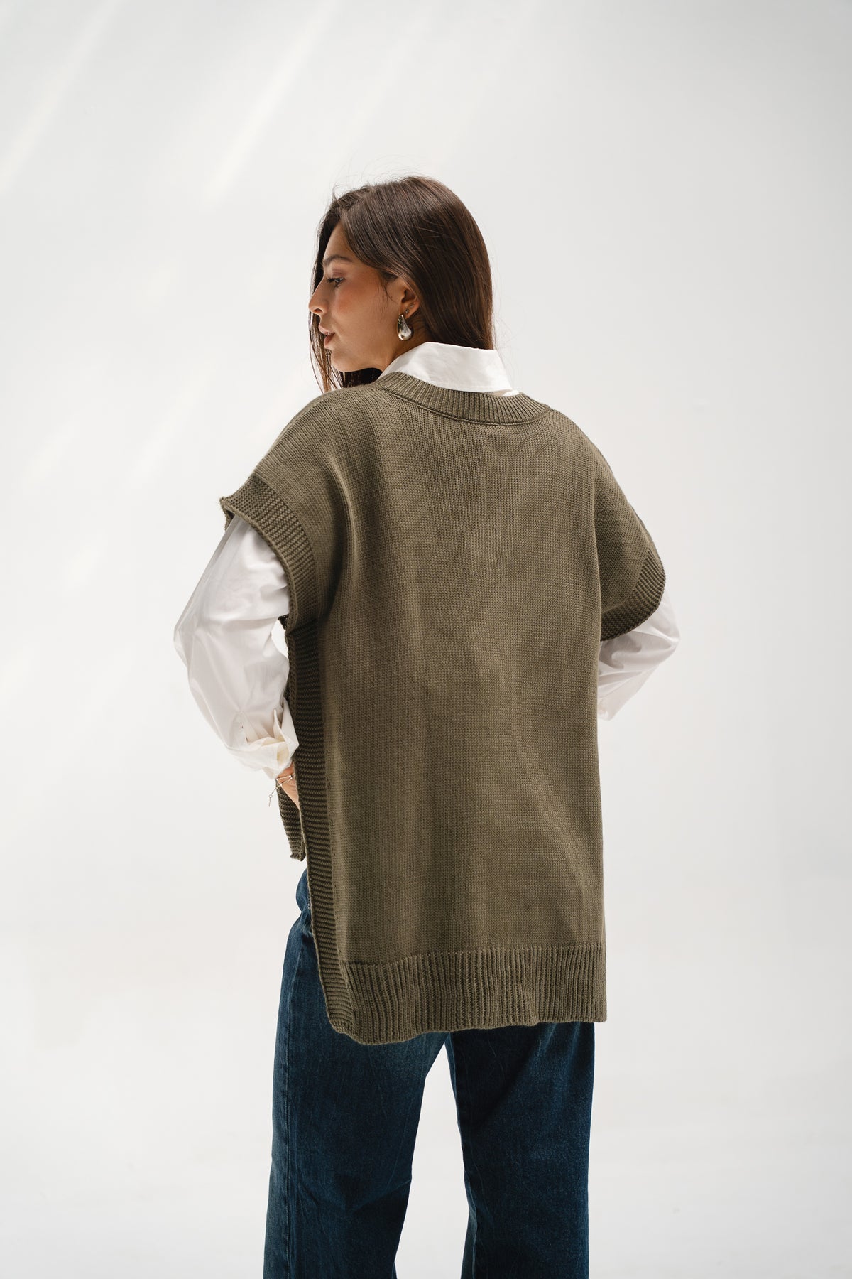 Last Call Vest in Olive