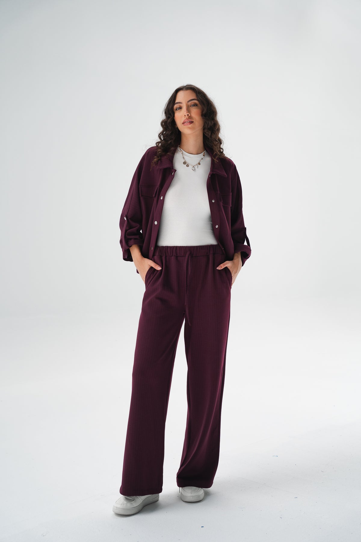 Chestnut Set in Burgundy