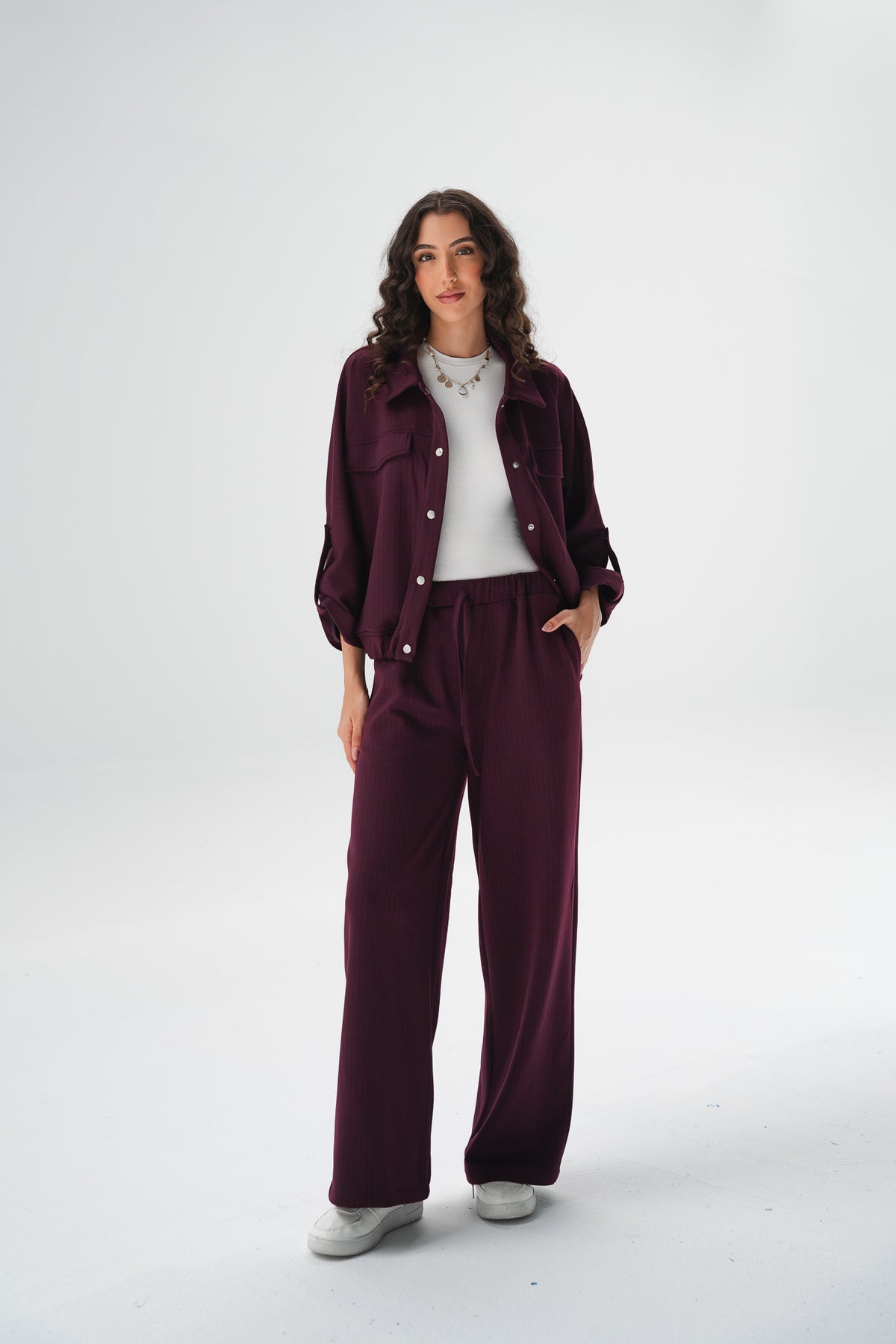 Chestnut Set in Burgundy
