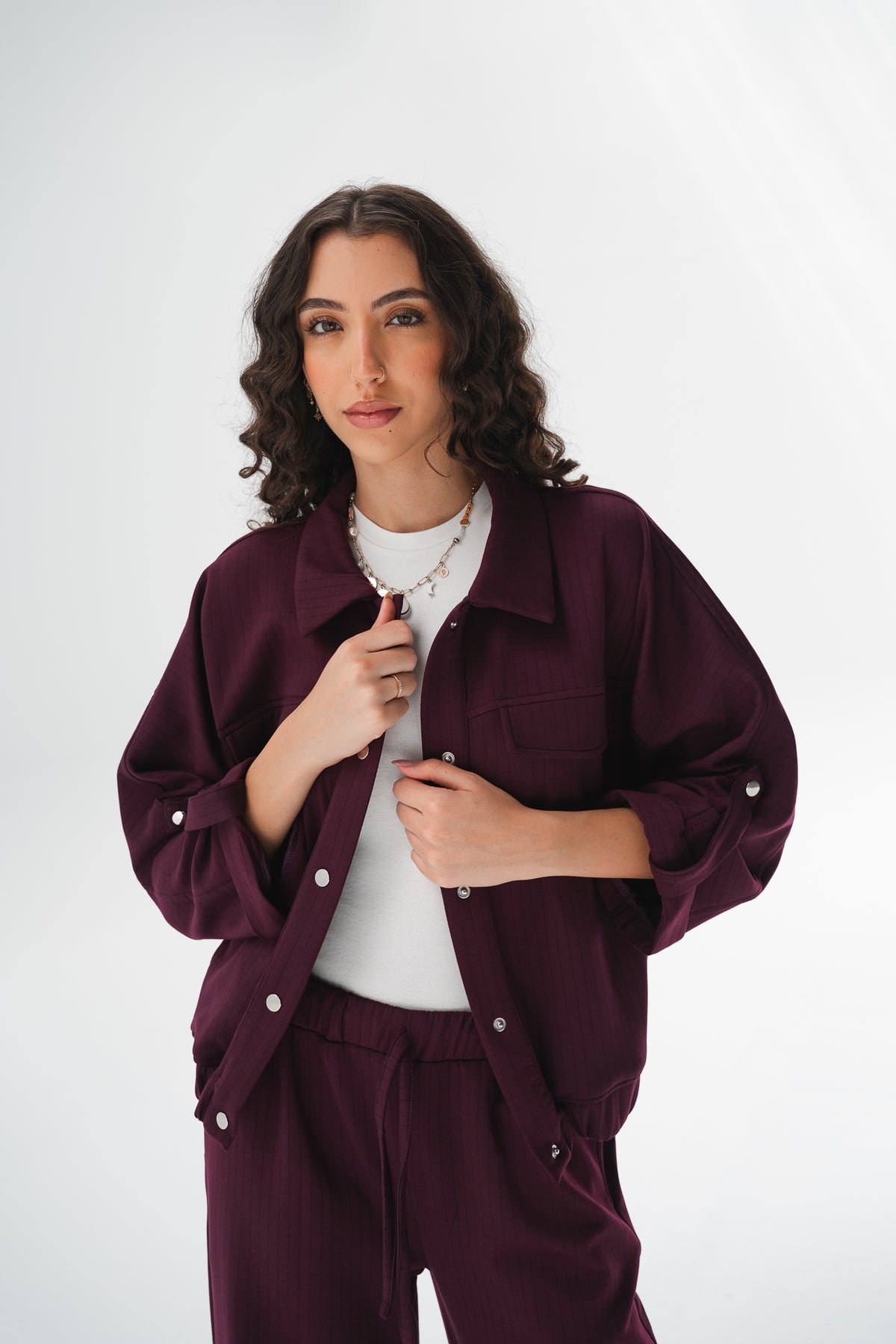 Chestnut Set in Burgundy
