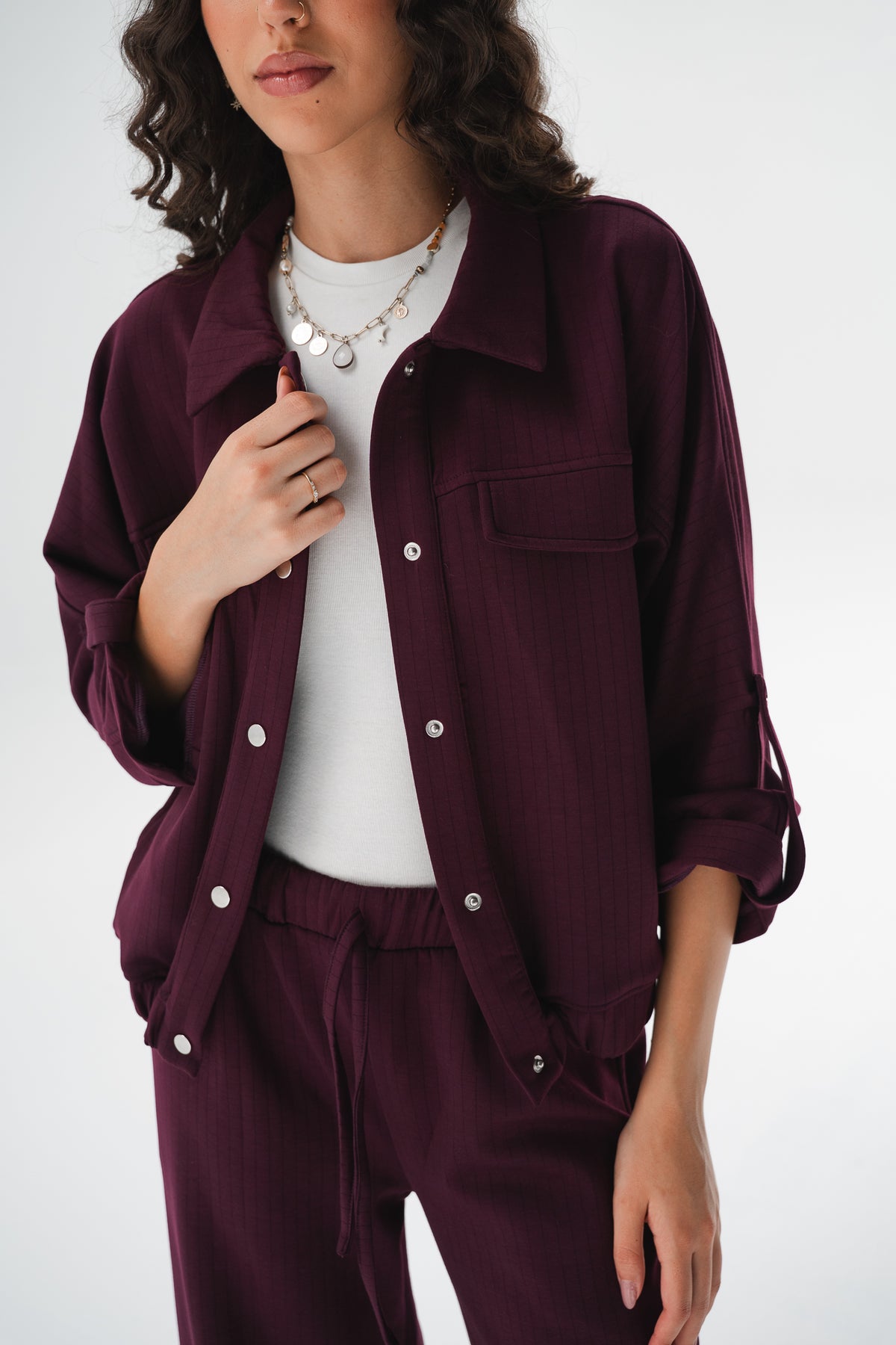Chestnut Set in Burgundy