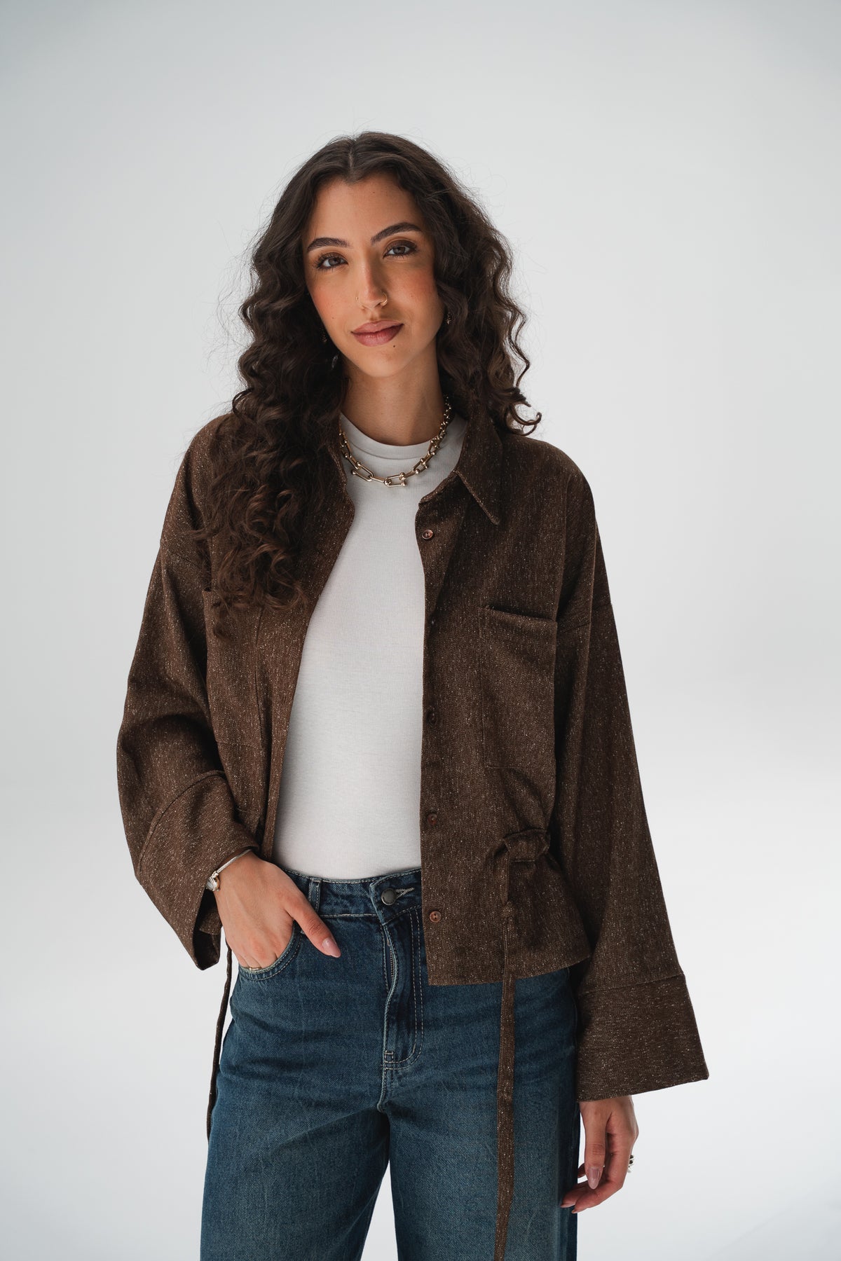 The Defined Shirt in Brown