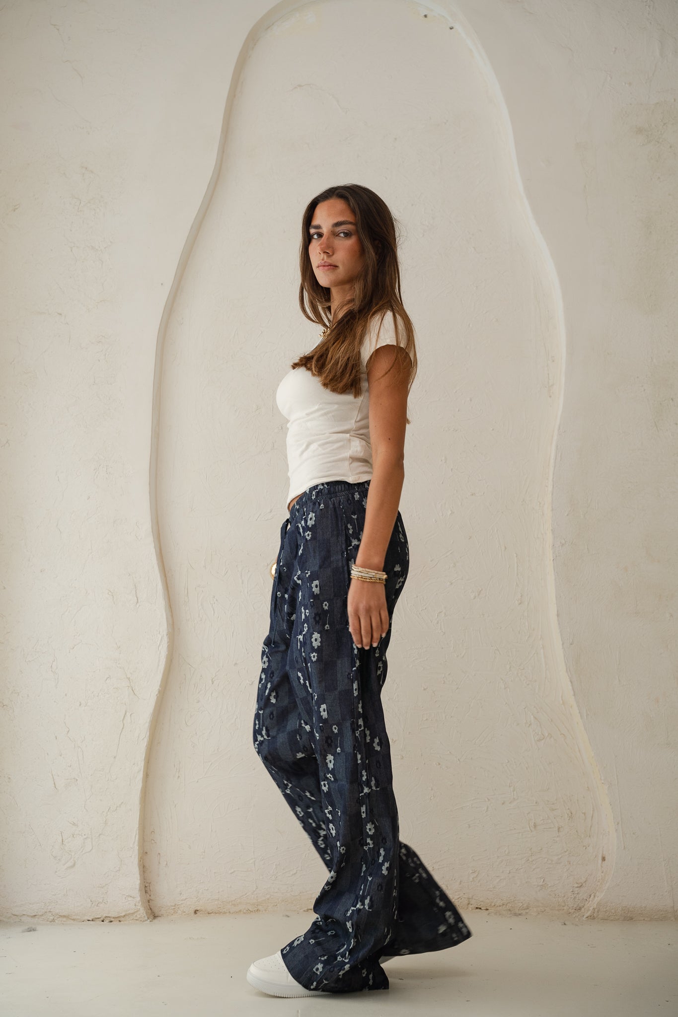 Bloom Pants in Blue denim