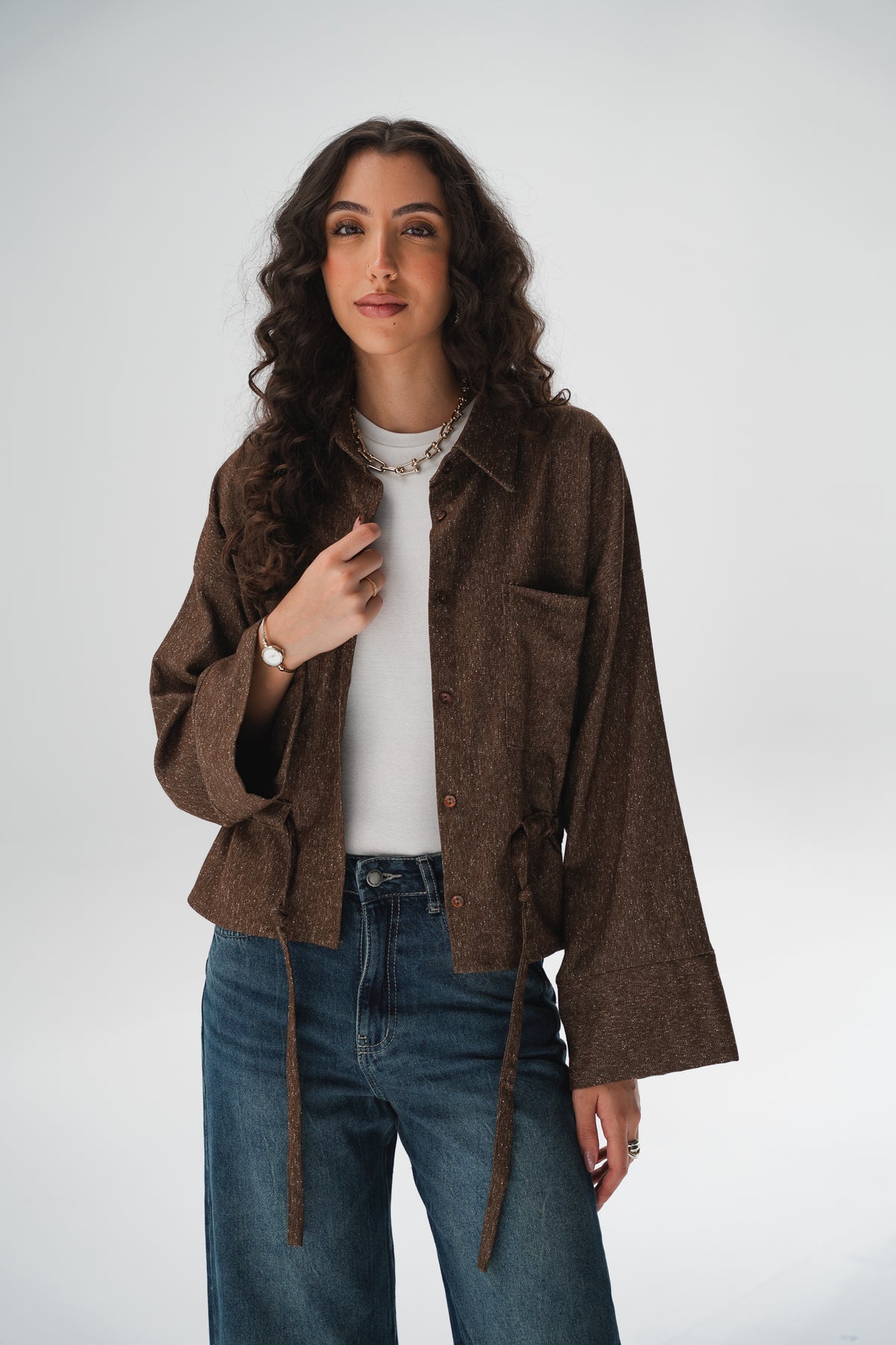 The Defined Shirt in Brown
